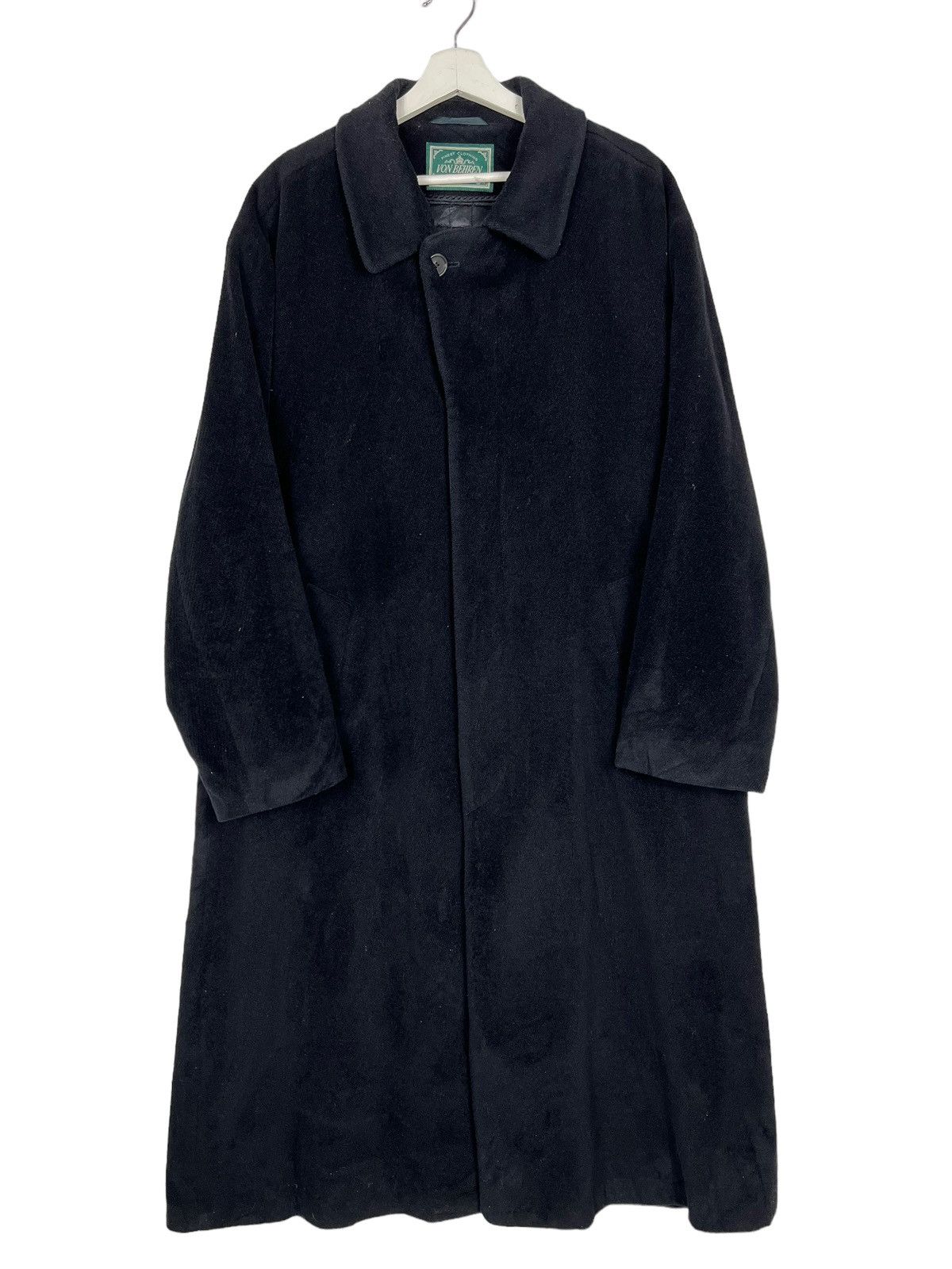 Autumn Cashmere 🔥 VON BEHREN SUPERFINE CASMERE & WOOL OVERCOAT MADE GERMANY Size US XL / EU 56 / 4 - 1 Thumbnail