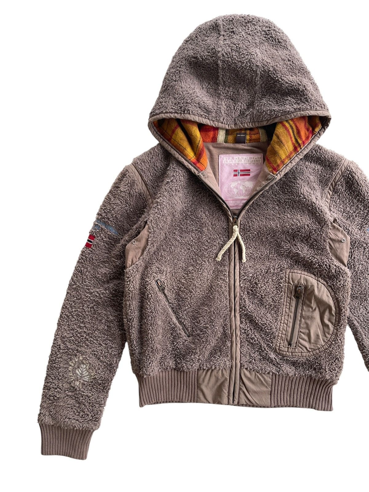 Napapijri Napapijiri Teddy Fleece Hoodie Jacket Size S / US 4 / IT 40 - 5 Thumbnail