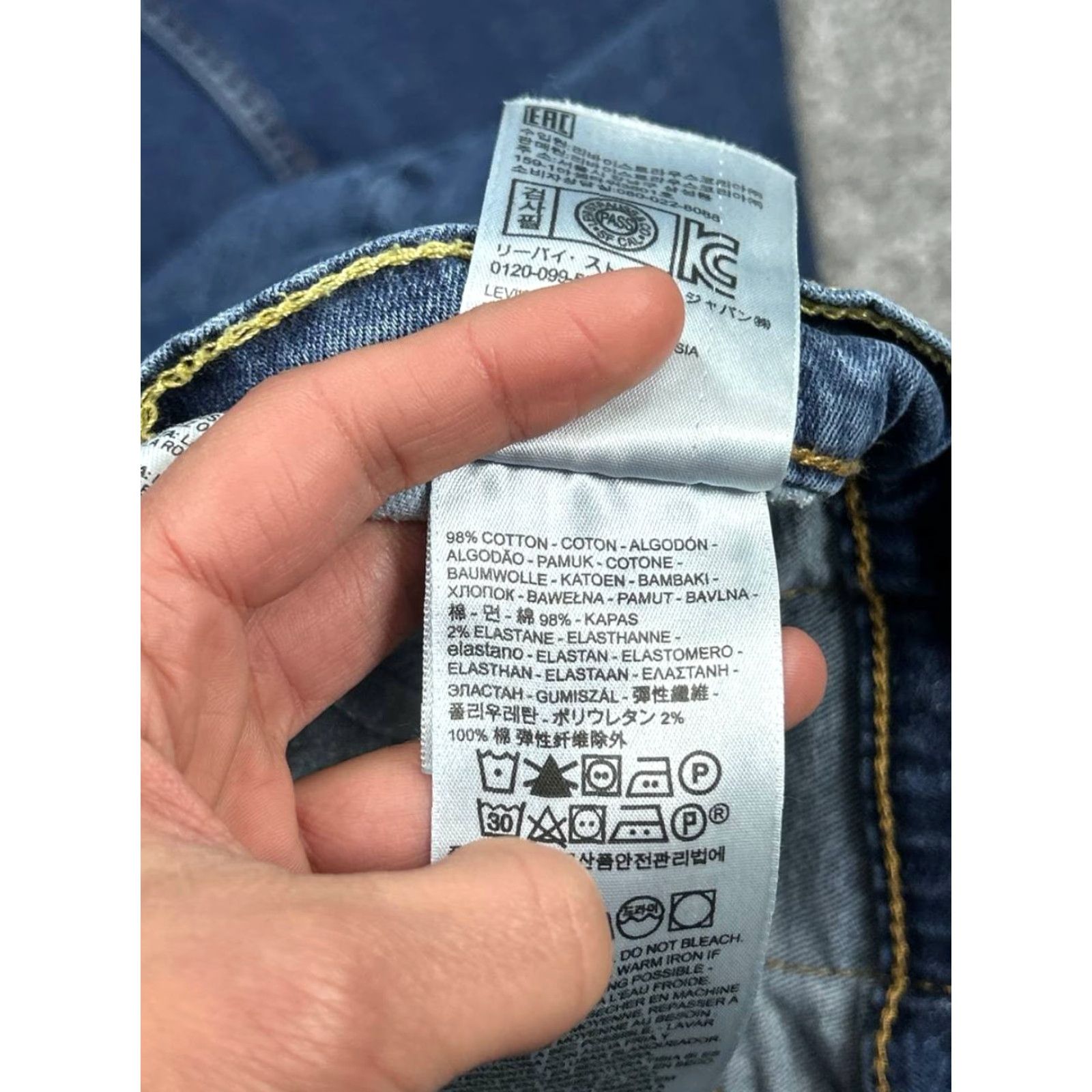 Levi's Levi's 514 Jeans Mens 40 Denim Stretch Mid Rise Straight Leg Blue 36x30 Regular Size US 40 / EU 56 - 7 Thumbnail