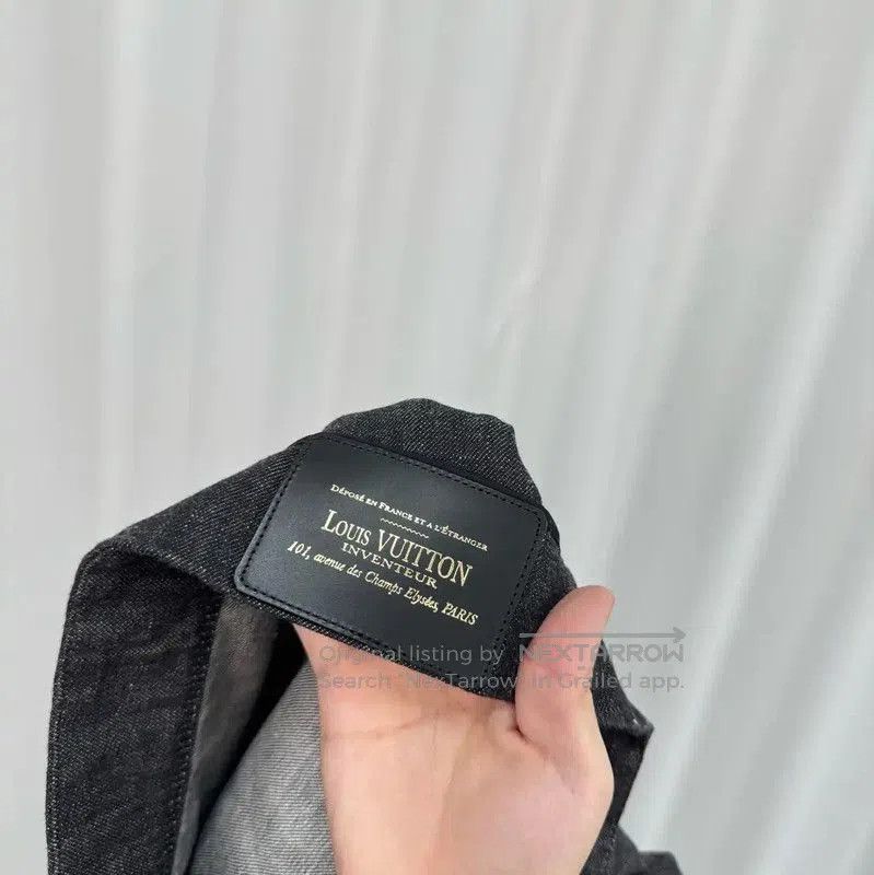 Other Louis Vuitton Black Denim Jacket with Detachable Fur Collar Size L / US 10 / IT 46 - 6 Thumbnail
