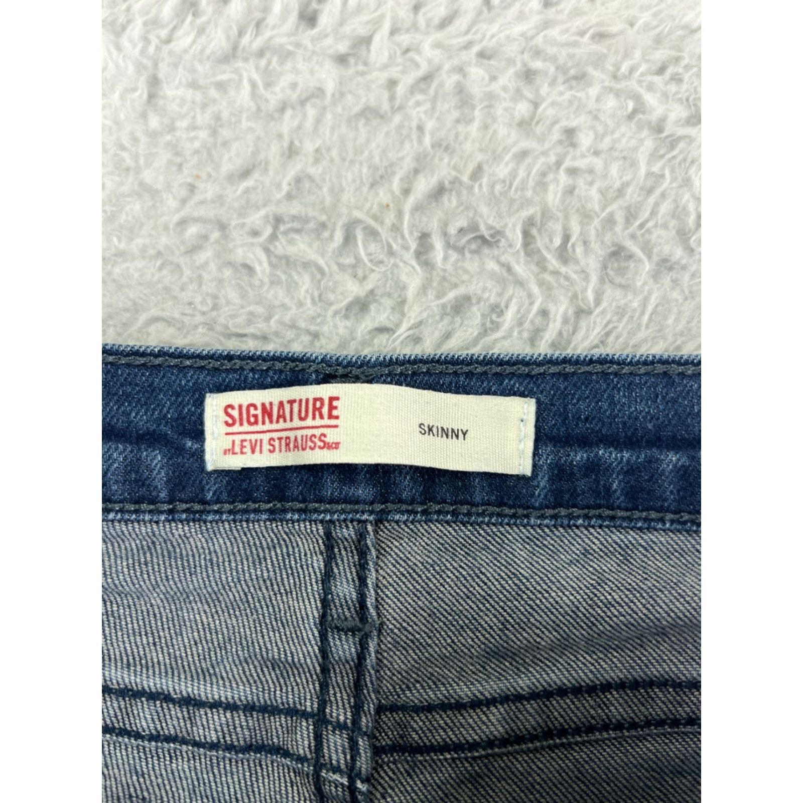 Levi's Levis Jeans Women 27x26 Black Cotton Denim Skinny Mid Rise 5-Pocket Stretch Regular 27in Waist Size 30" / US 8 / IT 44 - 6 Thumbnail