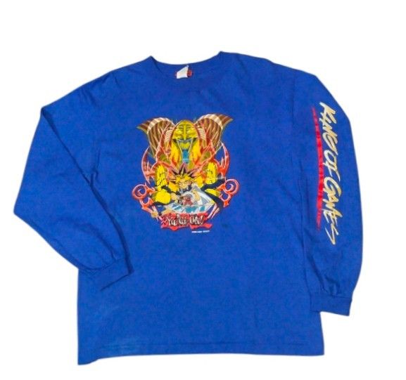 Vintage Vintage Yu Gi Oh©️1996 Long Sleeve Tshirts Size US M / EU 48-50 / 2 - 1 Thumbnail
