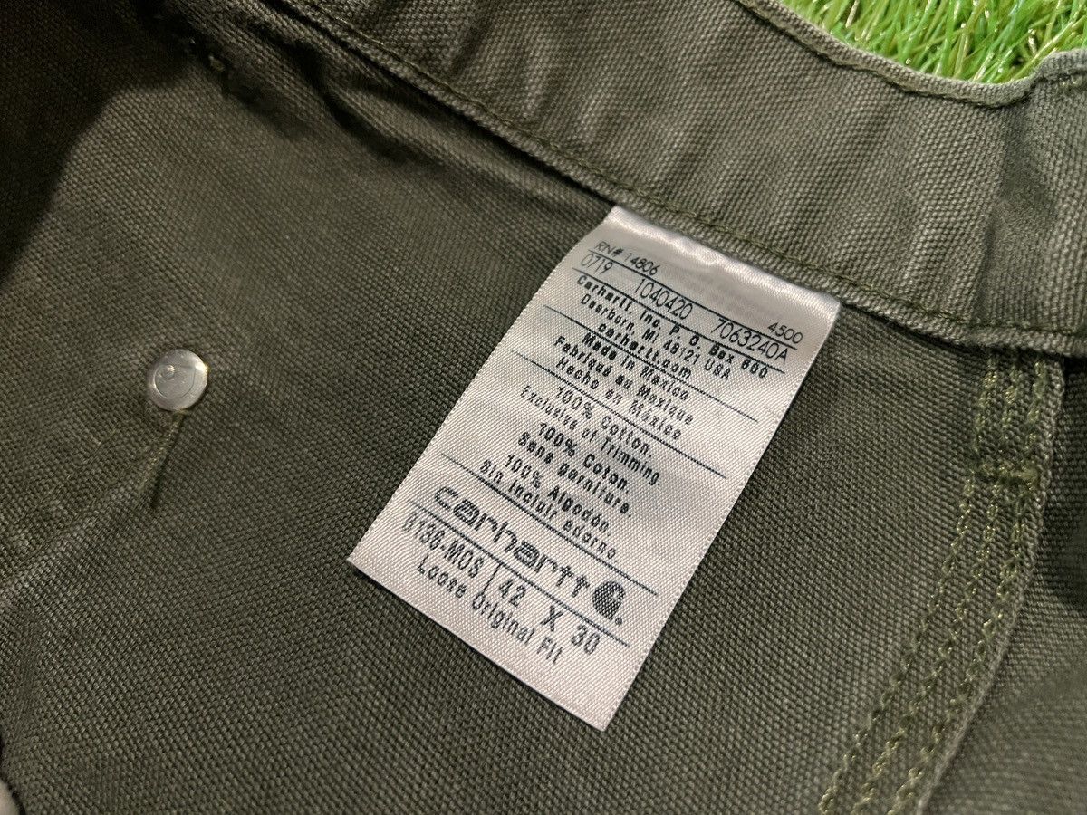 Carhartt CARHARTT B136-MOS LOOSE ORIGINAL FIT DOUBLE KNEE FADED PANTS Size US 42 / EU 58 - 4 Thumbnail
