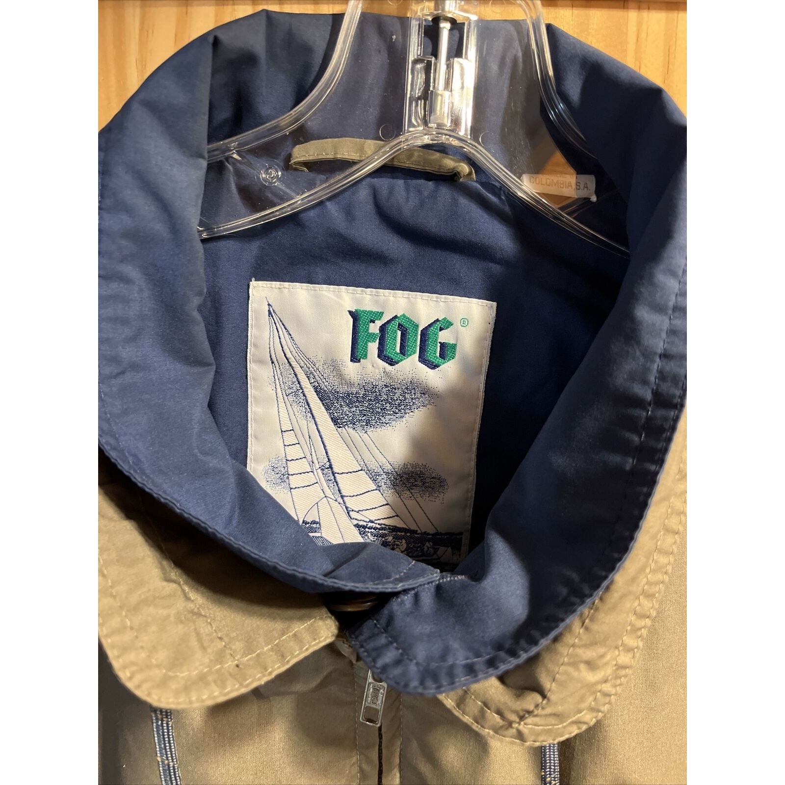 London Fog London Fog Vintage Men’s L Gray Full Zip Windbreaker Jacket Size US L / EU 52-54 / 3 - 5 Thumbnail