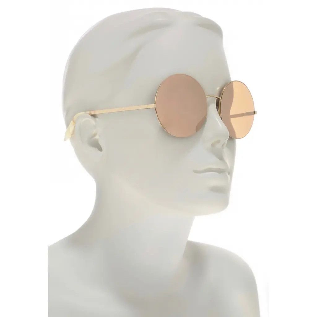 Victoria Beckham Victoria Beckham Supra Round Sunglasses Rose Gold Size ONE SIZE - 2 Thumbnail