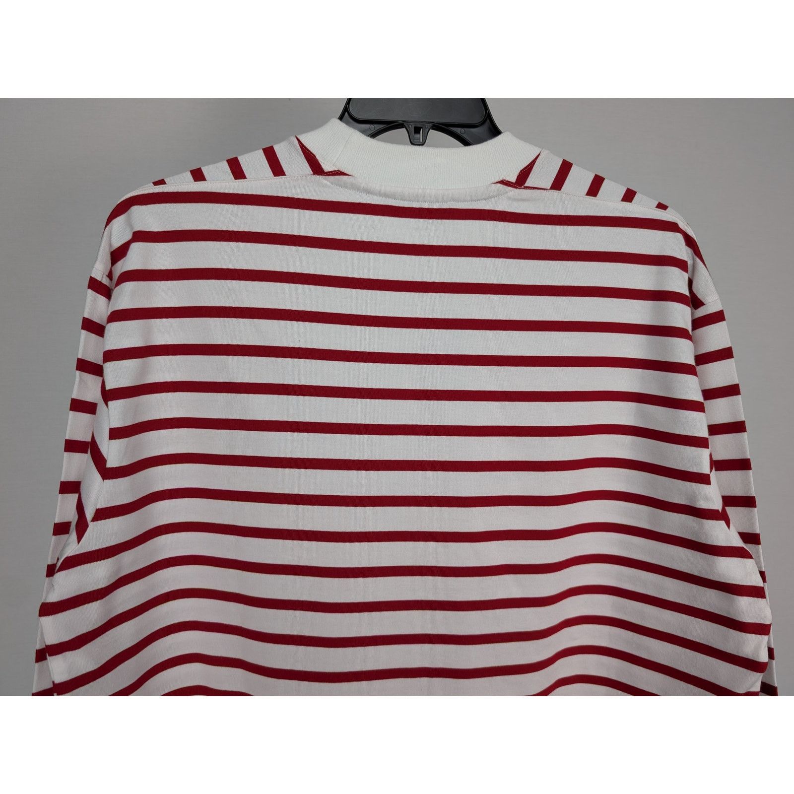 Loro Piana o1rshd1 Men's T-Shirt ML Riomaggiore in White/Red Size US XL / EU 56 / 4 - 7 Thumbnail