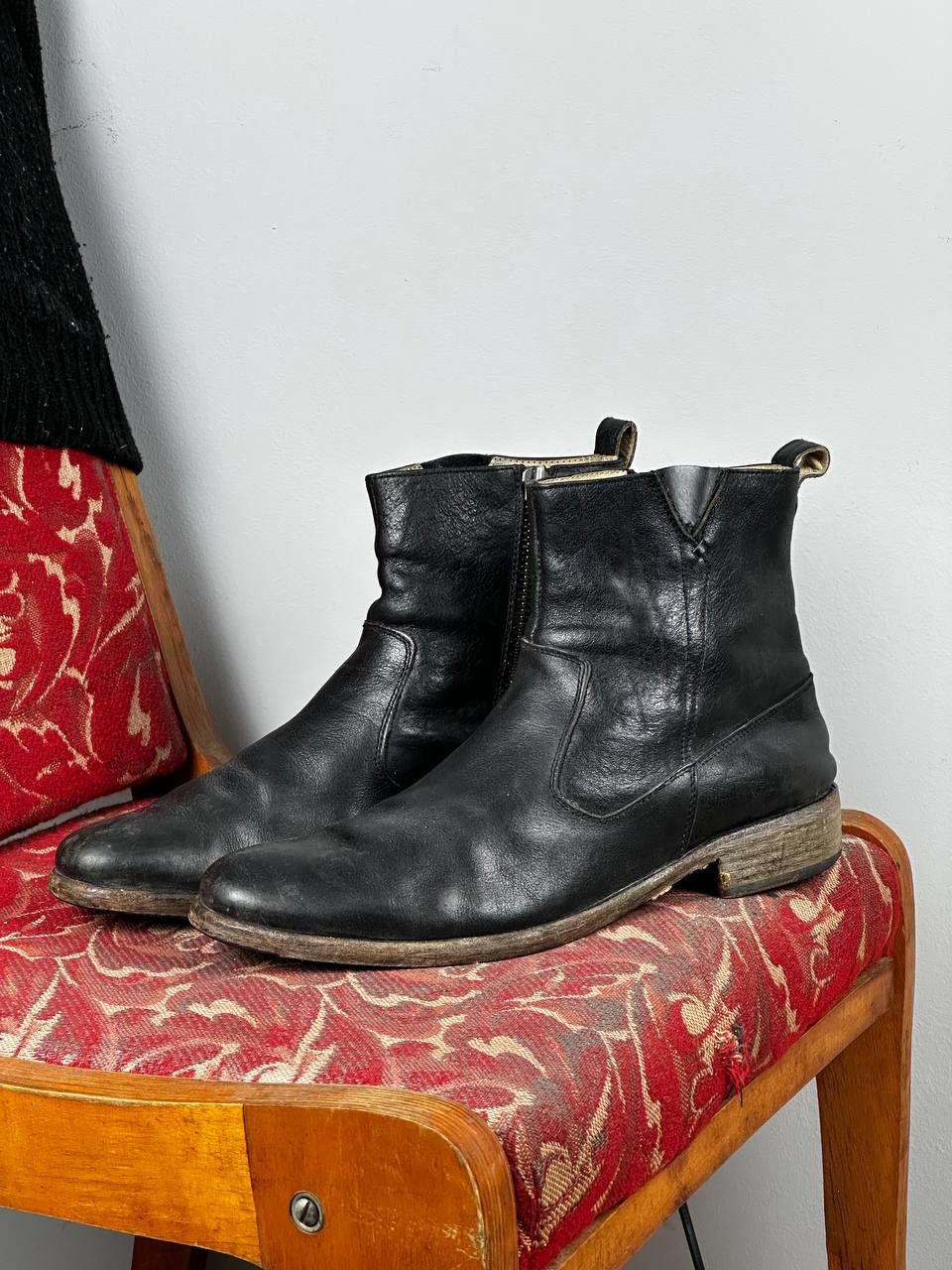 John Varvatos John Varvatos Avant Garde Leather Boots Size US 12 / EU 45 - 1 Thumbnail