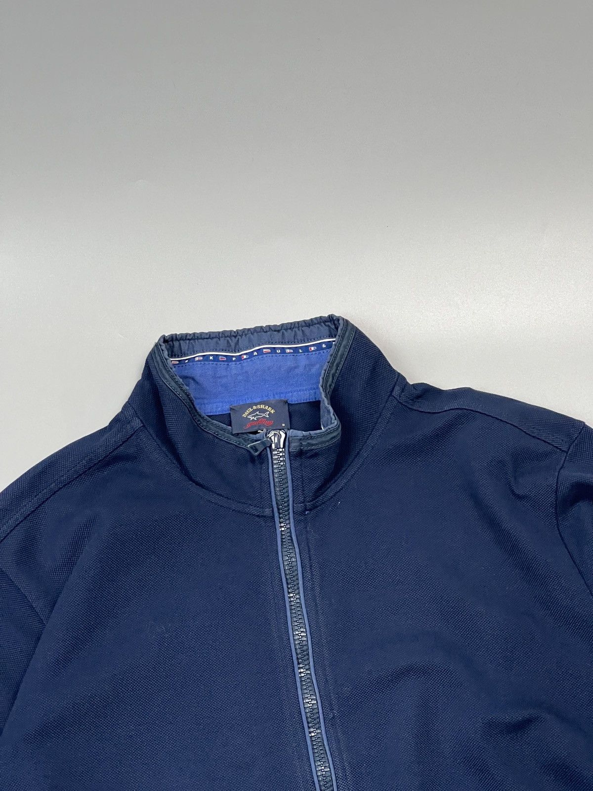 Paul & Shark Paul Shark Blue Cotton Full Zip Bomber Jacket (Y0464) Size US M / EU 48-50 / 2 - 3 Thumbnail