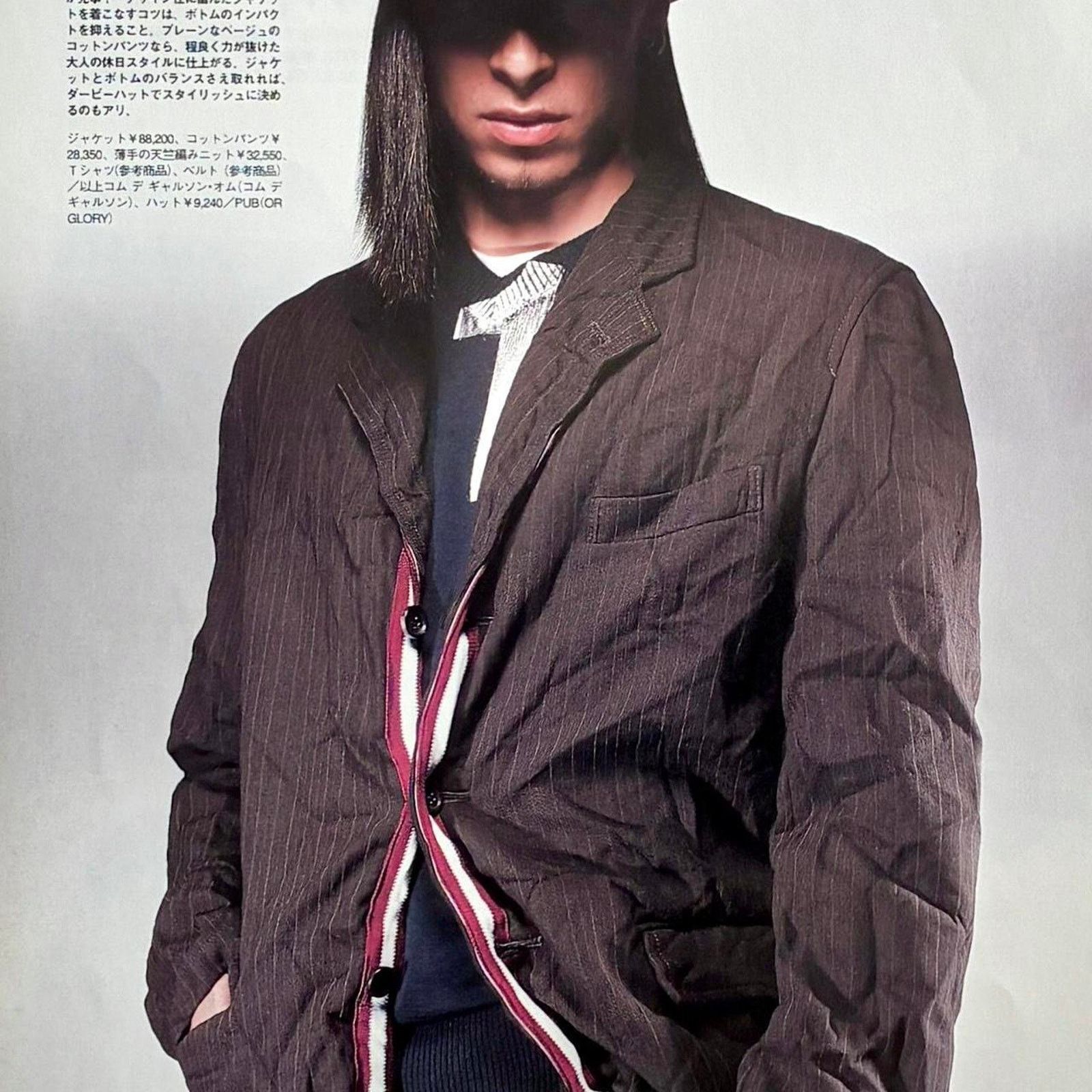 Comme des Garcons × Rei Kawakubo × Vintage Comme des garçons Homme plus Archive Fashion framed 9x11 Size ONE SIZE - 2 Thumbnail