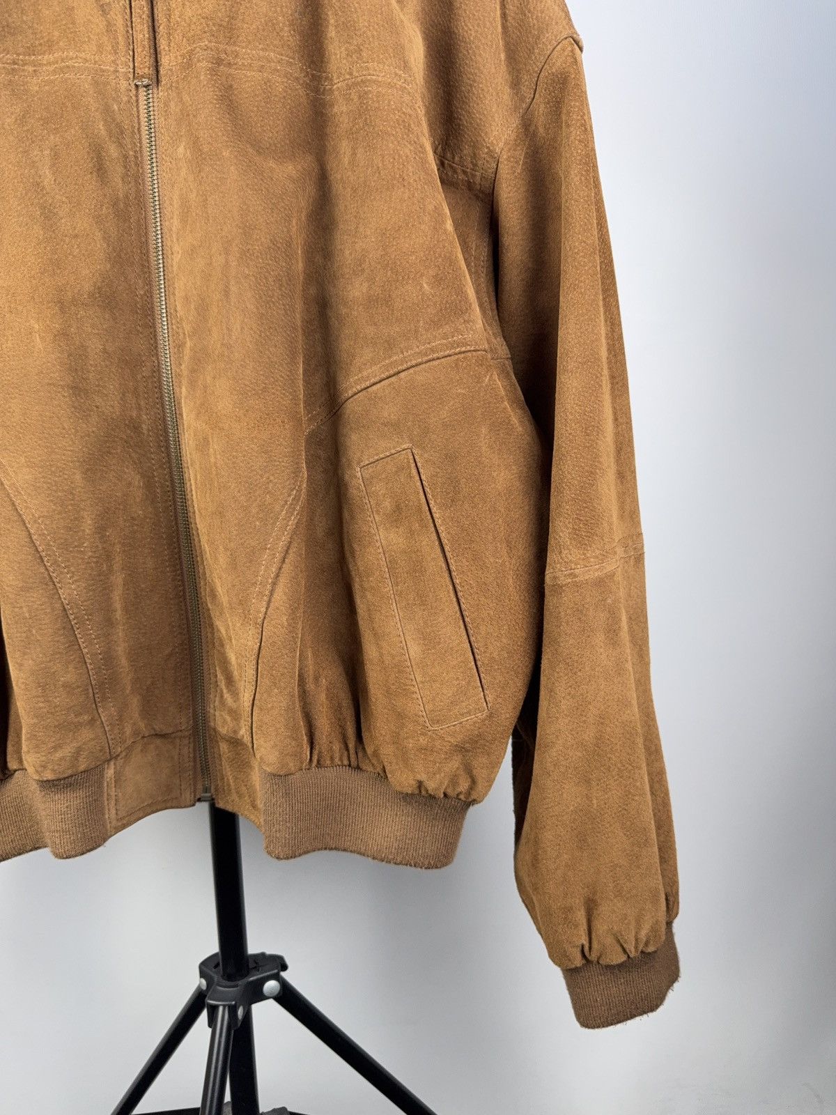 Leather Vintage Genuine Leather MOTO Bomber Jacket Rock Punk Rick Size US L / EU 52-54 / 3 - 3 Thumbnail