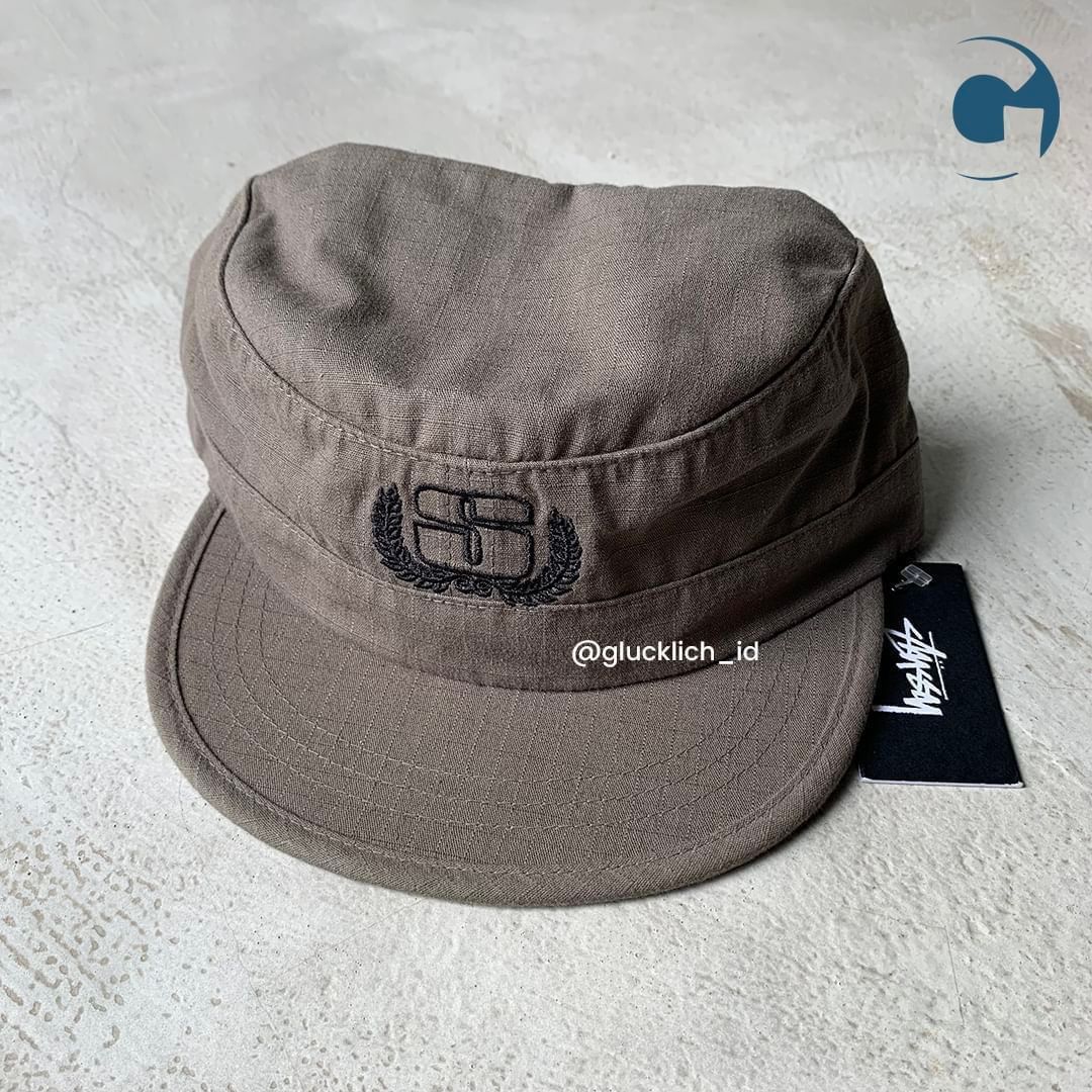 Stussy Stussy, Army Cap in Olive Size ONE SIZE - 2 Thumbnail