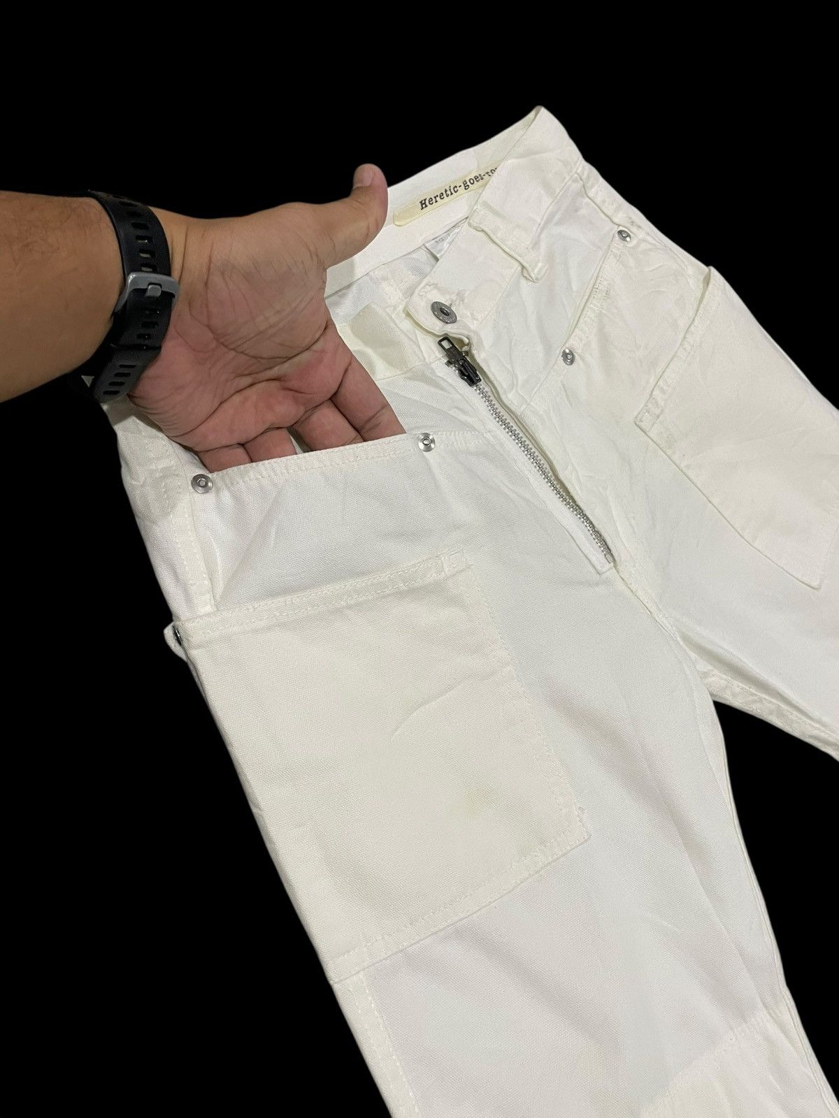 If Six Was Nine Heretic-Goes-Around Double Pocket Jeans Size US 28 / EU 44 - 9 Thumbnail