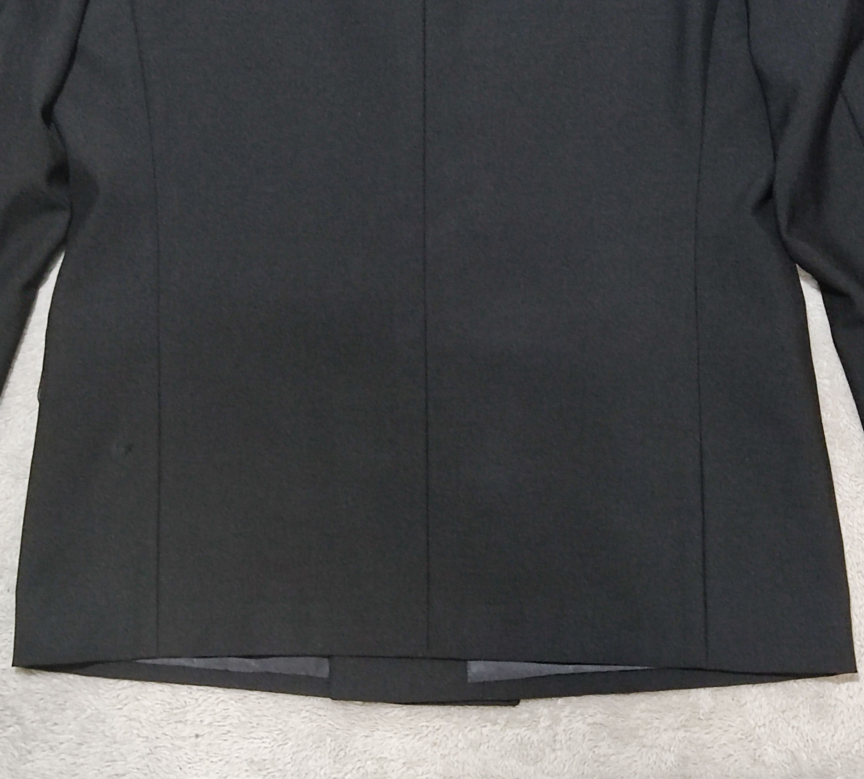 Pierre Cardin Vintage Pierre Cardin JDM Double Breasted Wool Blazer Black Size 44S - 8 Thumbnail