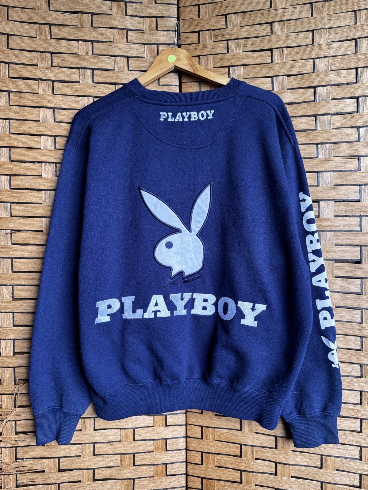 Playboy Vintage Playboy Bunny Embroided Sweatshirt Size US XL / EU 56 / 4 - 8 Thumbnail