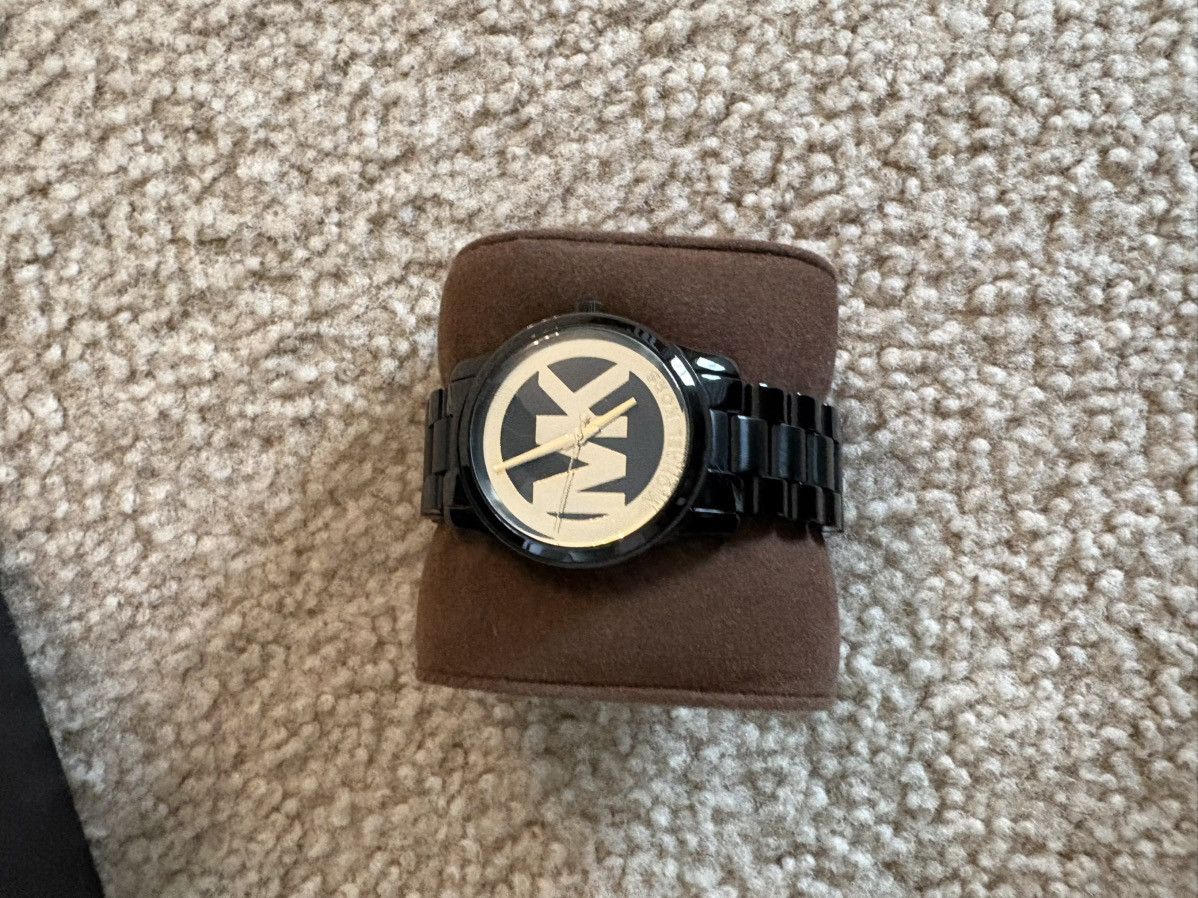 Michael Kors Black & Gold Michael Kors Watch Size ONE SIZE - 1 Thumbnail
