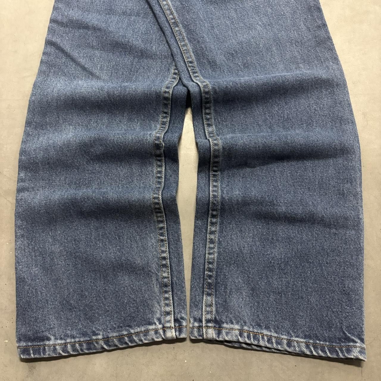 Vintage Crazy Vintage Y2K/2000s Baggy Grunge Streetwear Style Dark Wash Denim Jeans! Size US 33 - 3 Thumbnail
