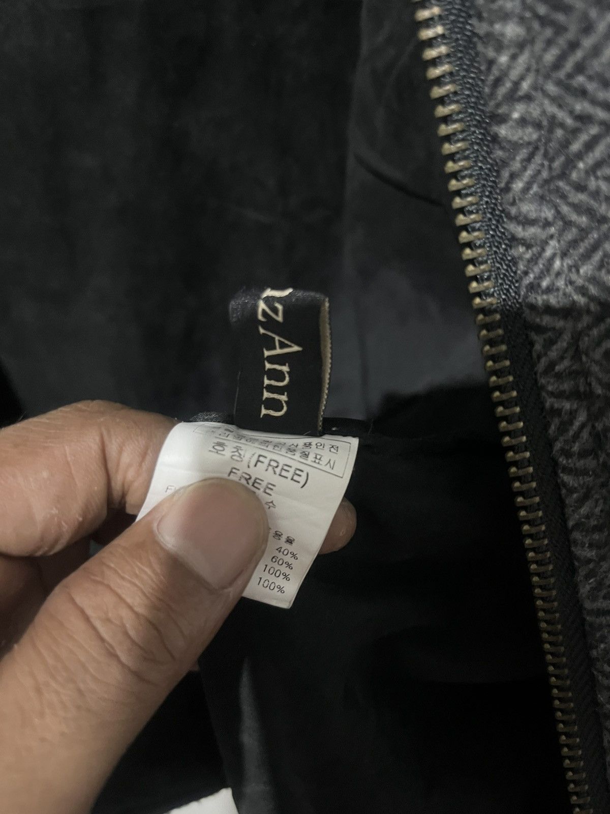Japanese Brand Japanese Lauren 2Ann Herringbone Wool Blend Hooded Vest Size US M / EU 48-50 / 2 - 15 Thumbnail
