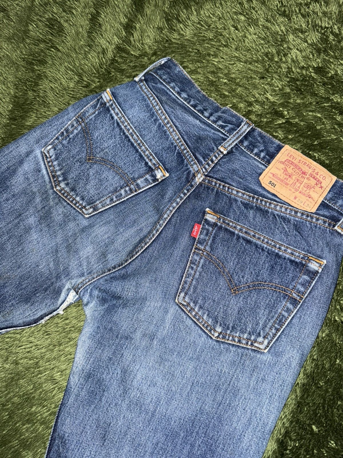 Levi's [W29/L34] Levi’s 501 Europe Vintage Wash Denim Pants Indigo Size US 29 - 8 Thumbnail