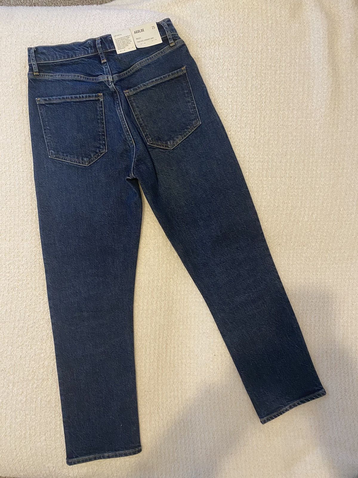 Agolde Agolde High Rise Straight Crop Jeans Button Fly Size 25 Size 25" / US 0 / IT 36 - 7 Thumbnail