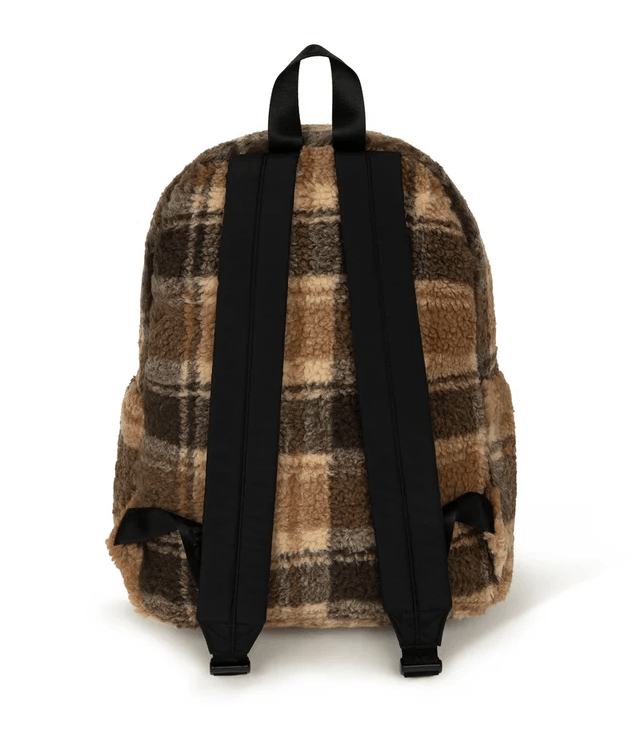 Bape Bape BABY MILO FAUX FUR CHECK MEDIUM BACKPACK Size ONE SIZE - 3 Thumbnail