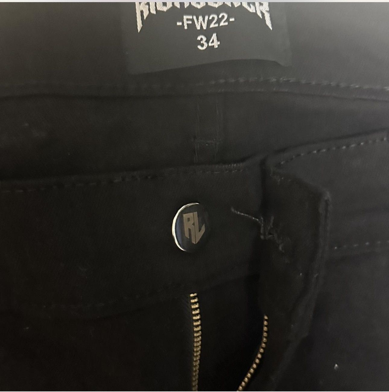 Other Rich loner Brand Black Jeans Size US 34 / EU 50 - 4 Thumbnail