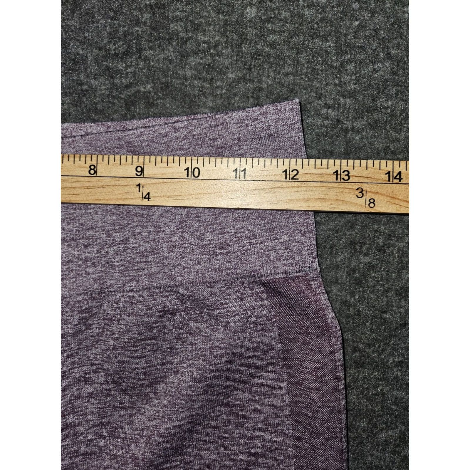 Victoria's Secret Victoria'S Secret Cropped Womens M Purple Pink Seamless Leggings Plum Stretch Casual Active Yoga Size 32" / US 10 / IT 46 - 3 Thumbnail