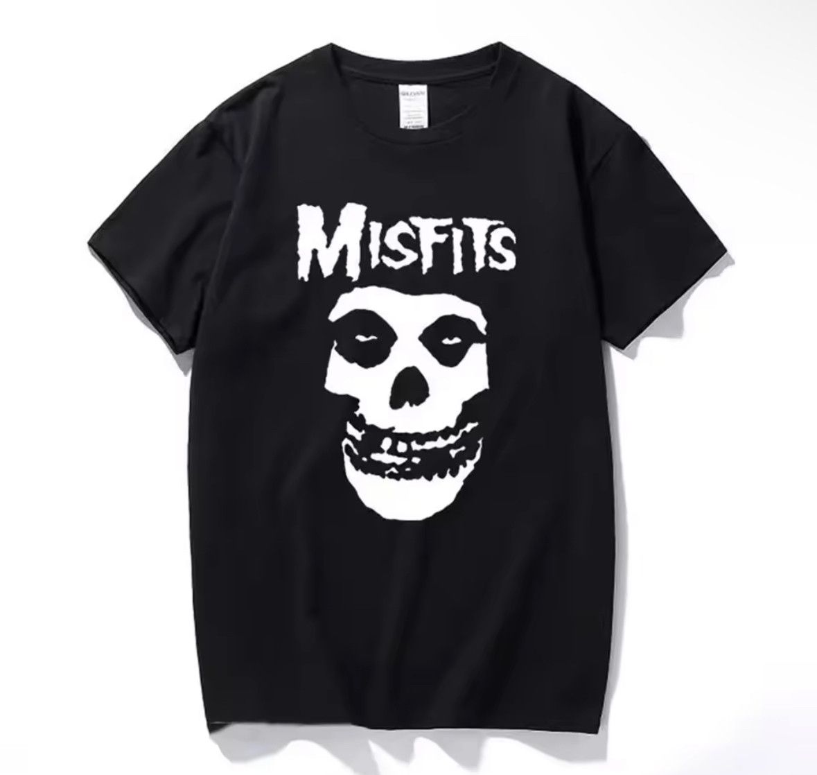 Japanese Brand Anime Y2K Punk Skull Misfits Short Sleeve T-Shirt Size US M / EU 48-50 / 2 - 1 Thumbnail