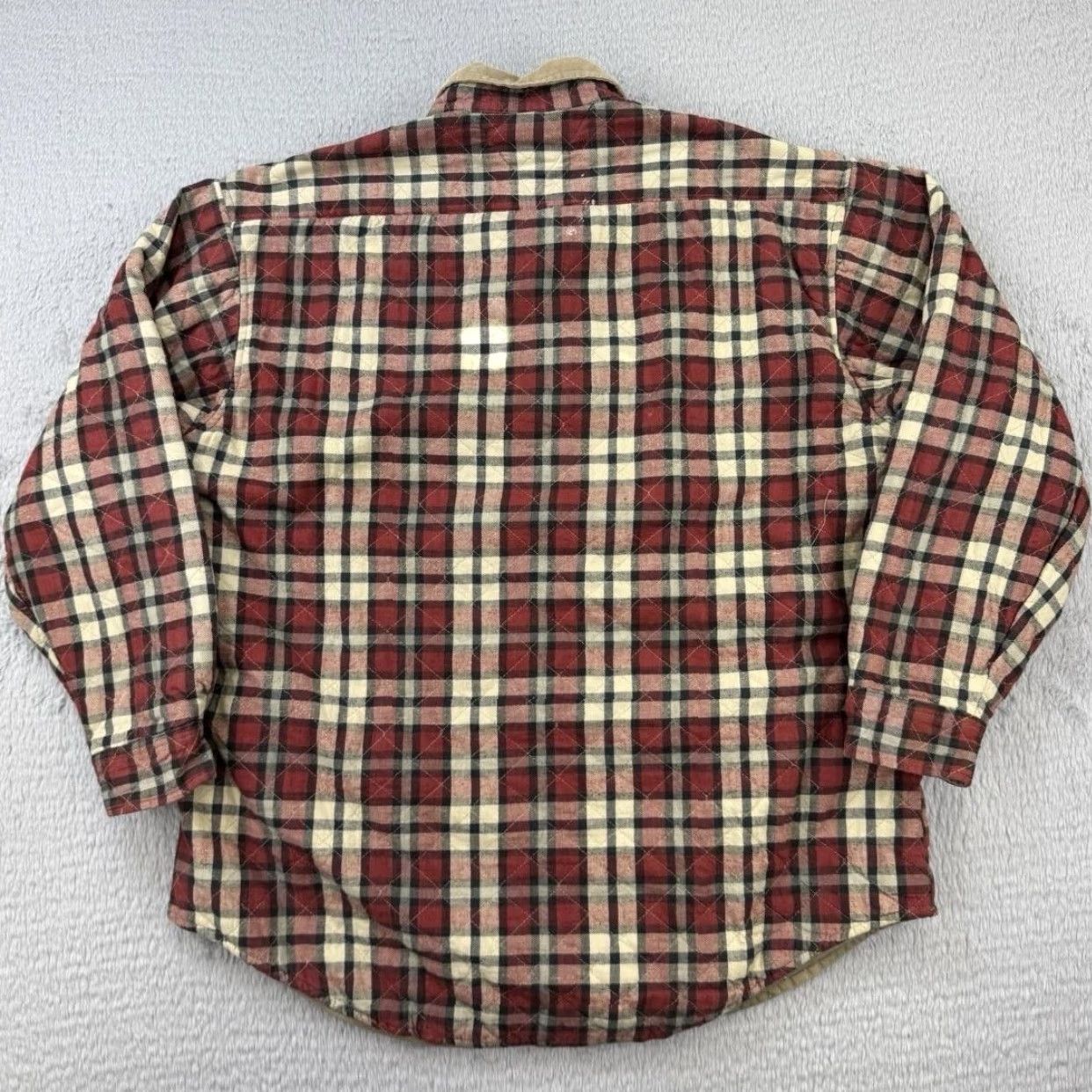 Tommy Hilfiger Tommy Hilfiger Shirt Mens Large Plaid Ranger Quilted Flannel Corduroy Collar Size US L / EU 52-54 / 3 - 5 Thumbnail