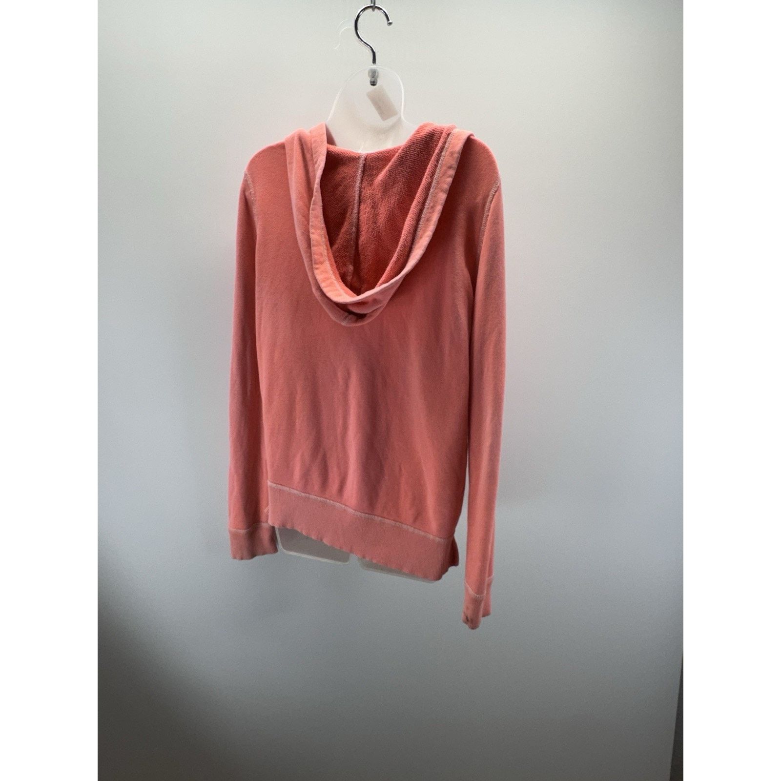 American Eagle Outfitters American Eagle Outfitters Lace Up Hoodie Peach Pink Size S Size S / US 4 / IT 40 - 3 Thumbnail