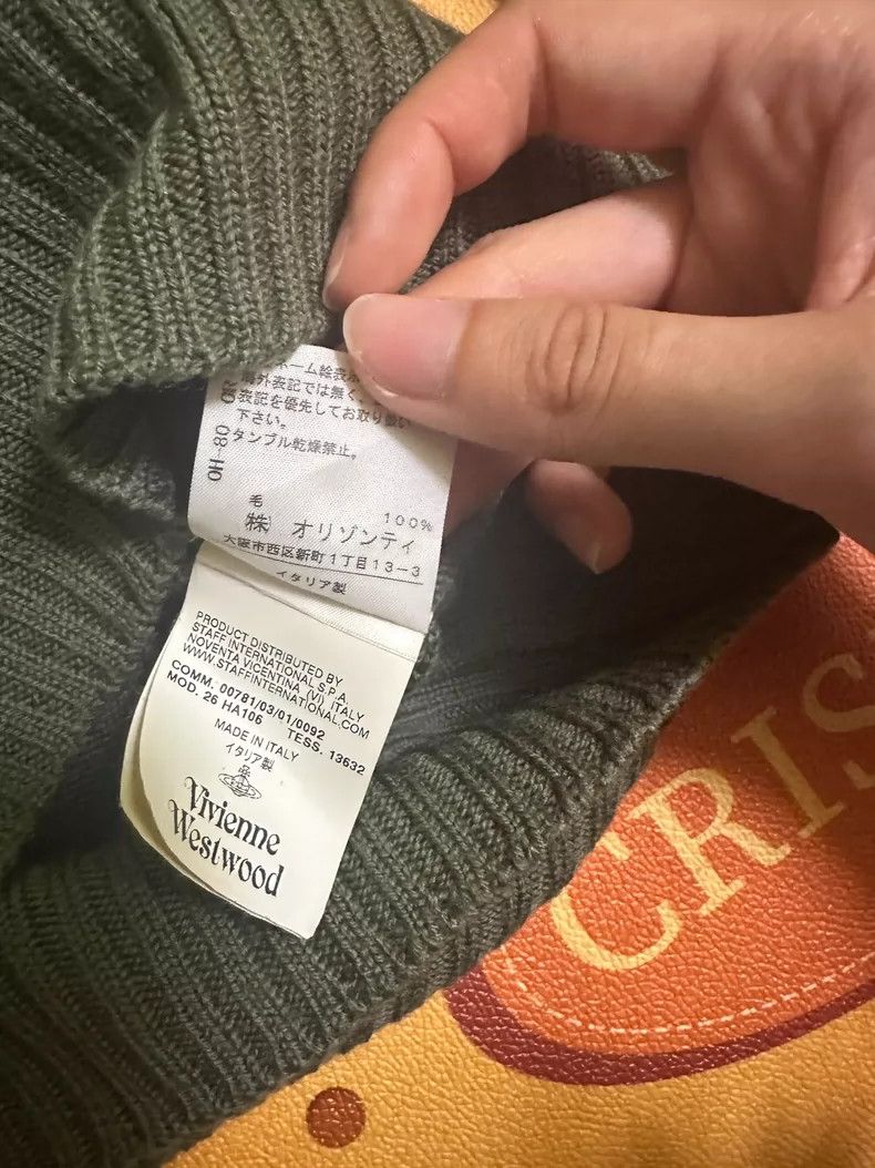 Vivienne Westwood vivienne westwood Green tucked-in sweater Size S / US 4 / IT 40 - 6 Thumbnail