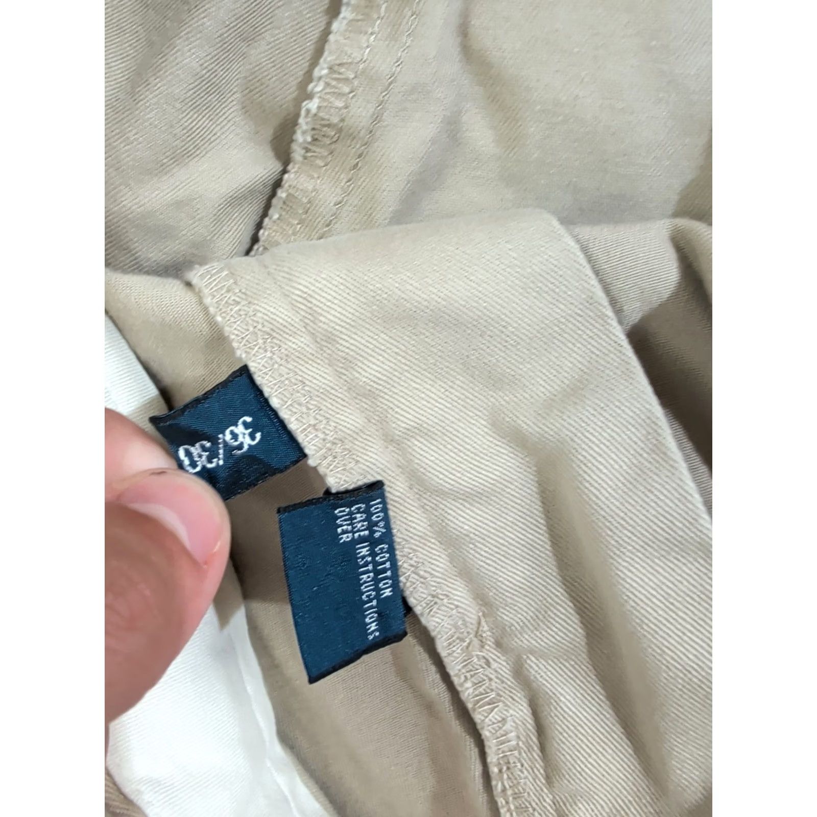 Polo Ralph Lauren Polo Ralph Lauren Classic Chino Pants Mens 34x30 Beige Preppy 5 Pocket Size US S / EU 44-46 / 1 - 6 Thumbnail