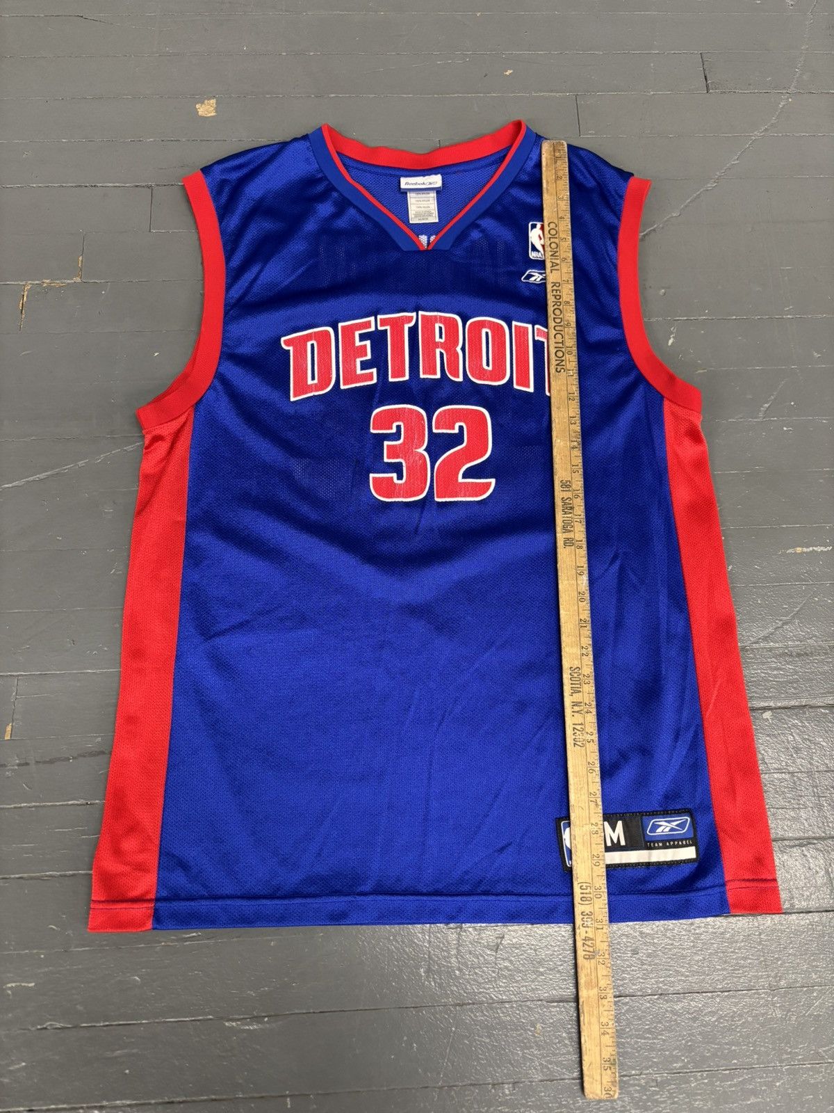 NBA × Reebok × Vintage Vintage Reebok Detroit Hamilton NBA jersey Size US M / EU 48-50 / 2 - 5 Thumbnail