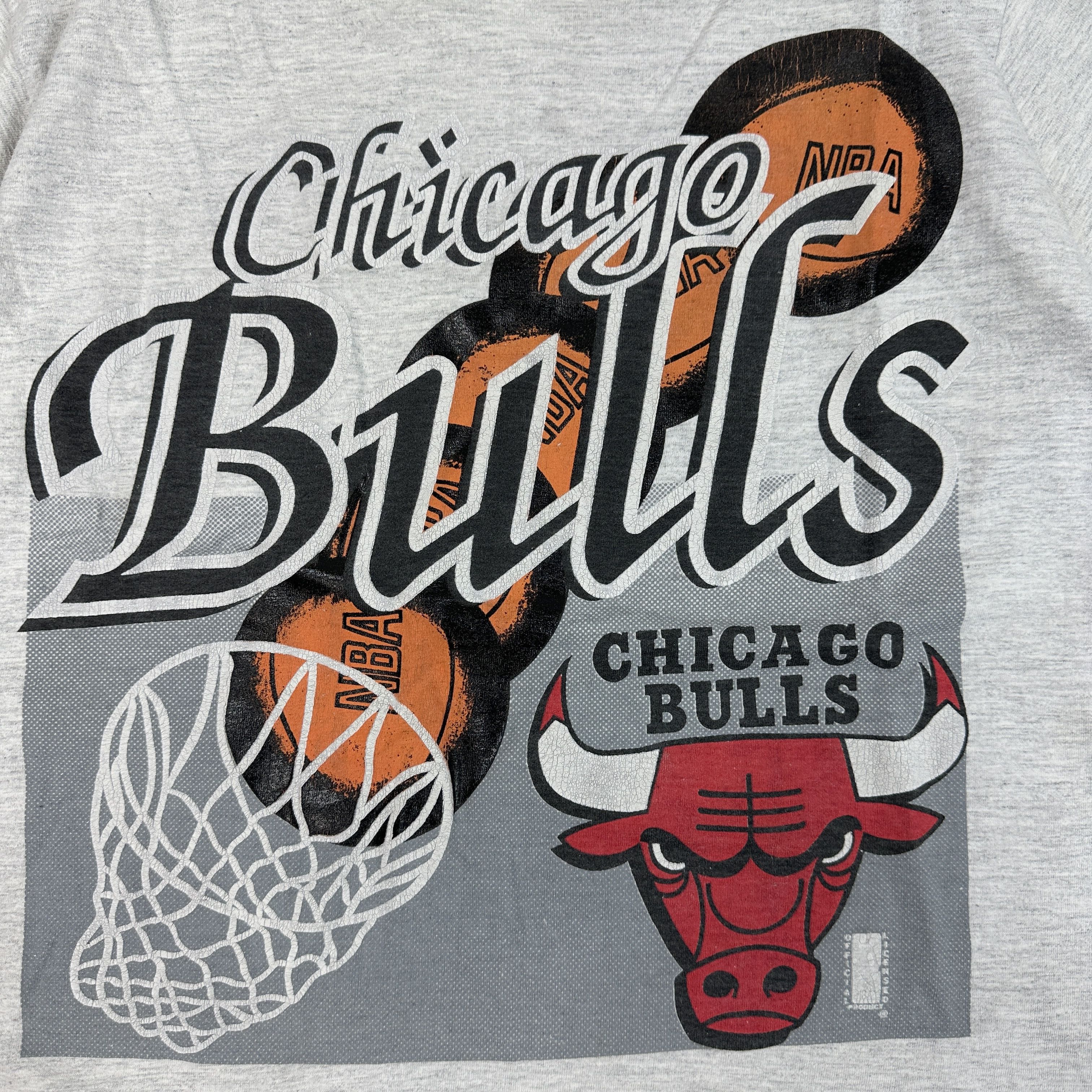 Vintage Vintage Casual Sporty Baseball Chicago Bulls 90s T-shirt Size US L / EU 52-54 / 3 - 2 Thumbnail