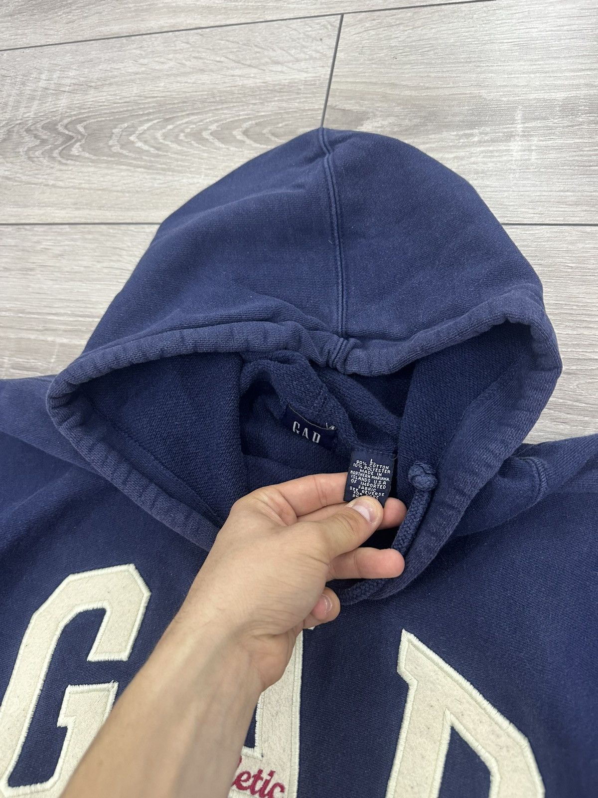 Gap Gap Vintage Boxy Fit Made in USA 90s Sun-faded Hoodie Size US L / EU 52-54 / 3 - 5 Thumbnail