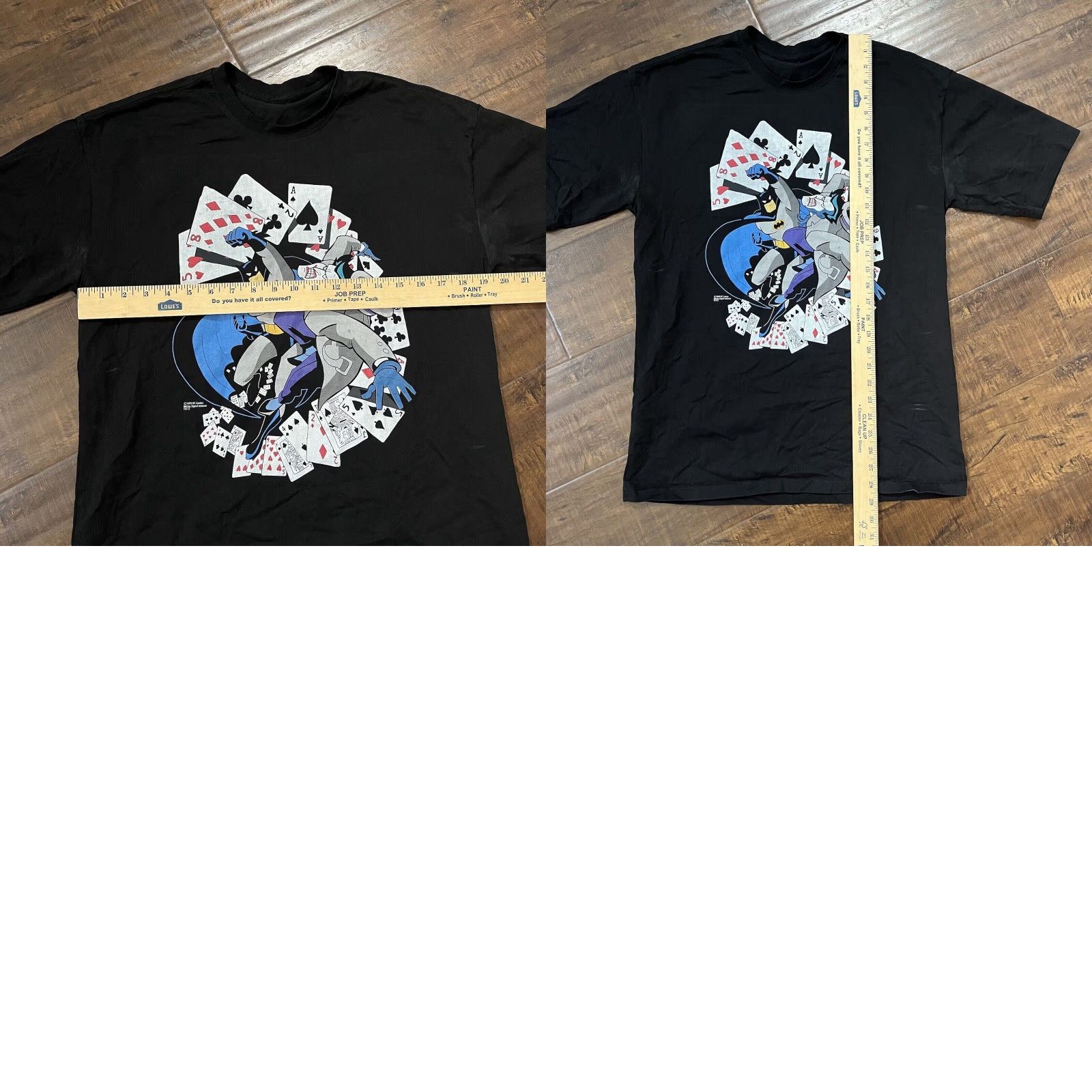 DC Comics VINTAGE Batman The Animated Series DC Comics T-Shirt Mens Medium Short Sleeve Black Joker Comic 1993 Size US M / EU 48-50 / 2 - 8 Thumbnail