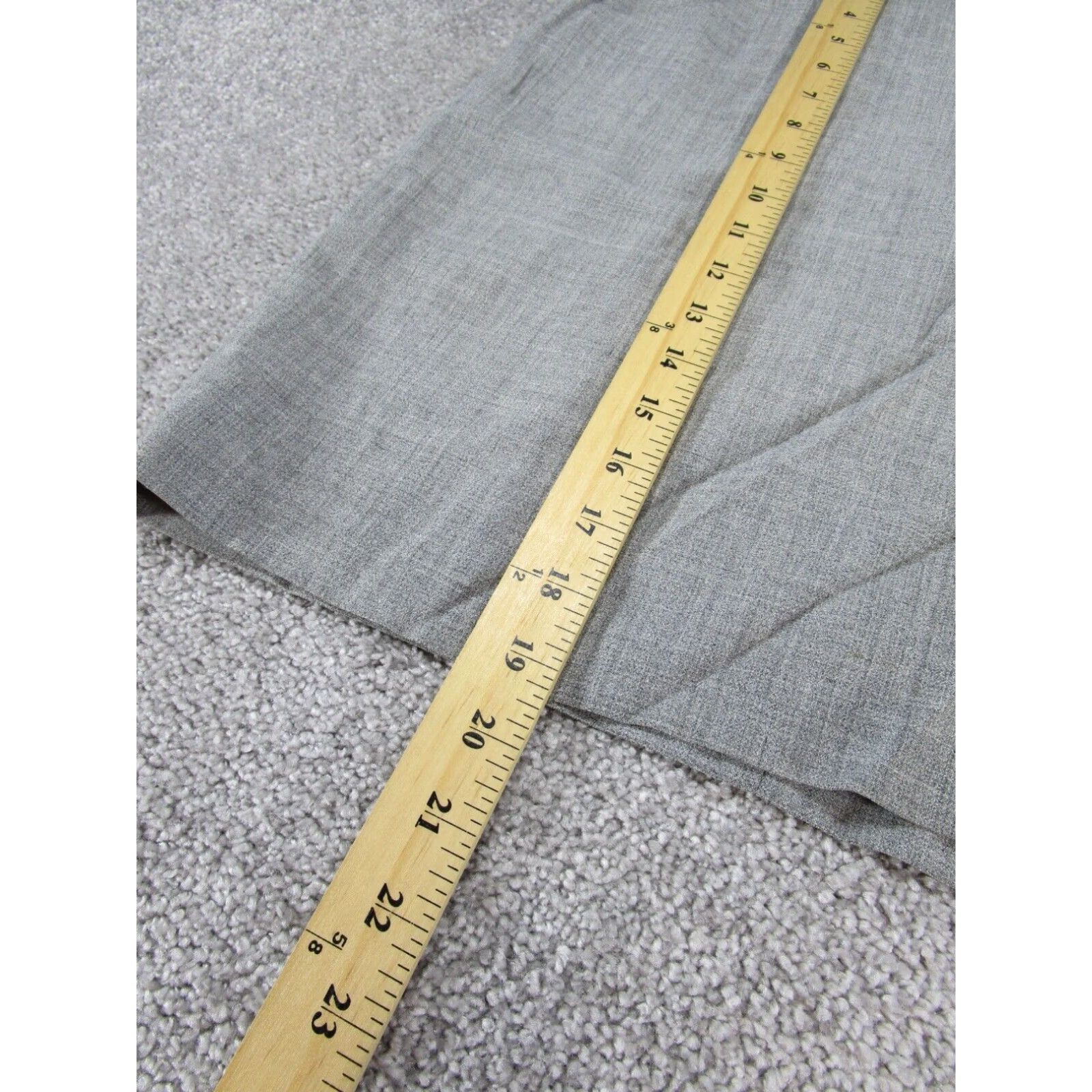 Emporio Armani Emporio Armani Pencil Skirt Women's Gray Wool Blend Size 6 Size 28" / US 6 / IT 42 - 3 Thumbnail