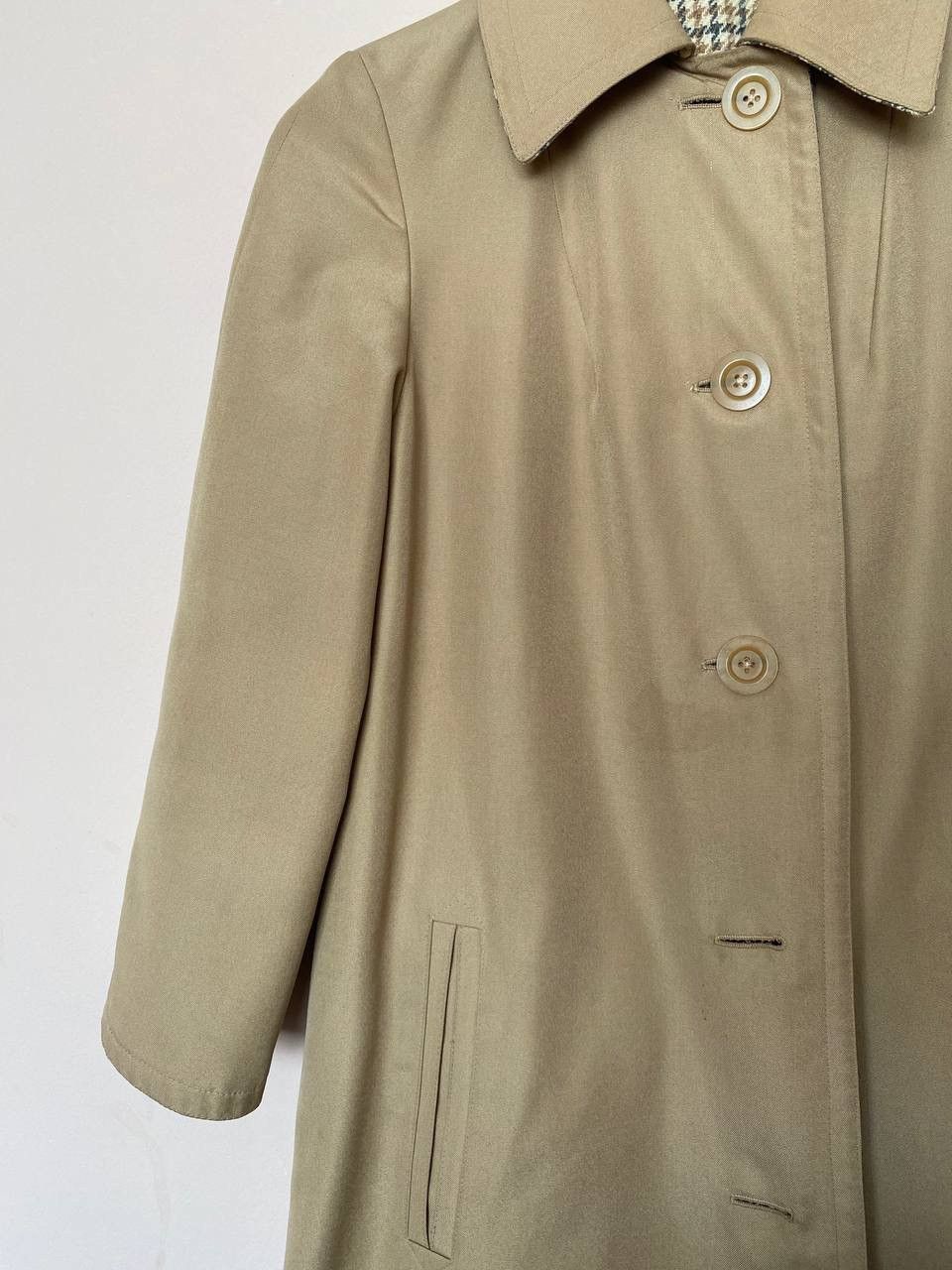 Aquascutum 🔥 VTG AQUASCUTUM REVERSIBLE TRENCH COATS WOOL Size XS / US 0-2 / IT 36-38 - 12 Thumbnail