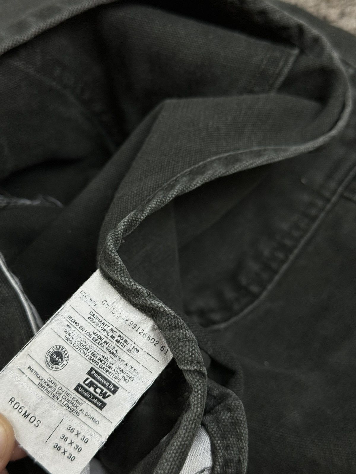 Carhartt × Vintage Vintage overall jeans Carhartt original casual skate item Size US 39 - 4 Thumbnail