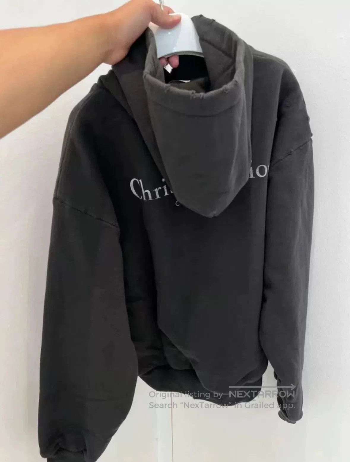 Dior Dior Homme Oversized Distressed Black Hoodie. Size US M / EU 48-50 / 2 - 2 Thumbnail