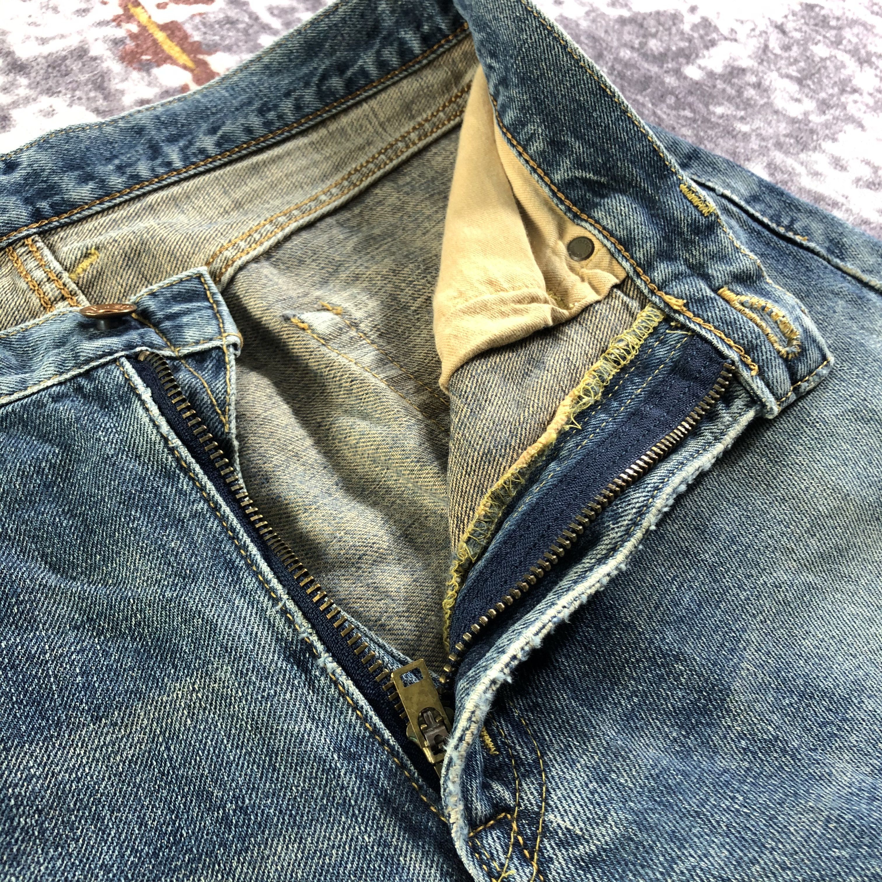 Edwin Vintage Blue Wash Edwin 505 Selvedge Jeans-JM3610 Size US 32 / EU 48 - 8 Thumbnail