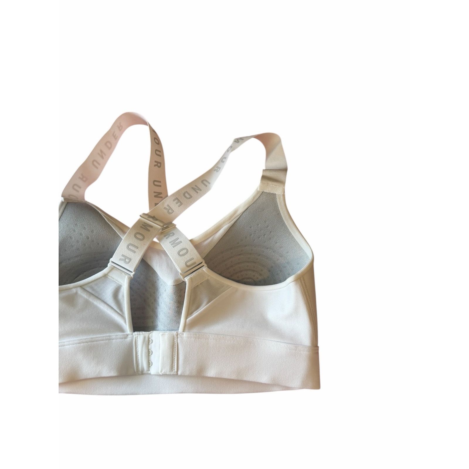 Under Armour Under Armour White Gray Ultra Light Support Foam Padding Bra Size ONE SIZE - 7 Thumbnail