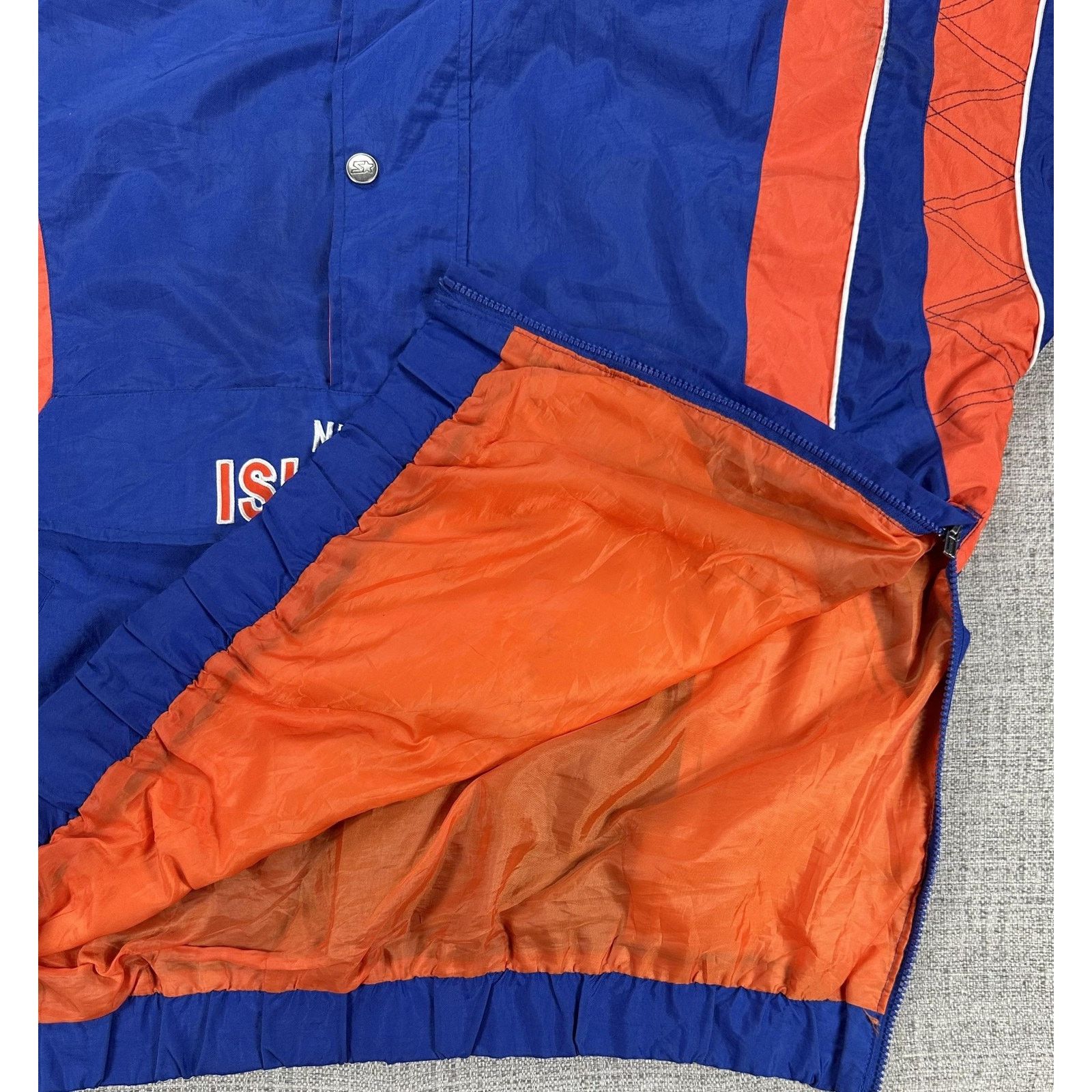 Starter New York Islanders Jacket Sz XL 1/2 Zip Starter Pullover Size US XL / EU 56 / 4 - 6 Thumbnail