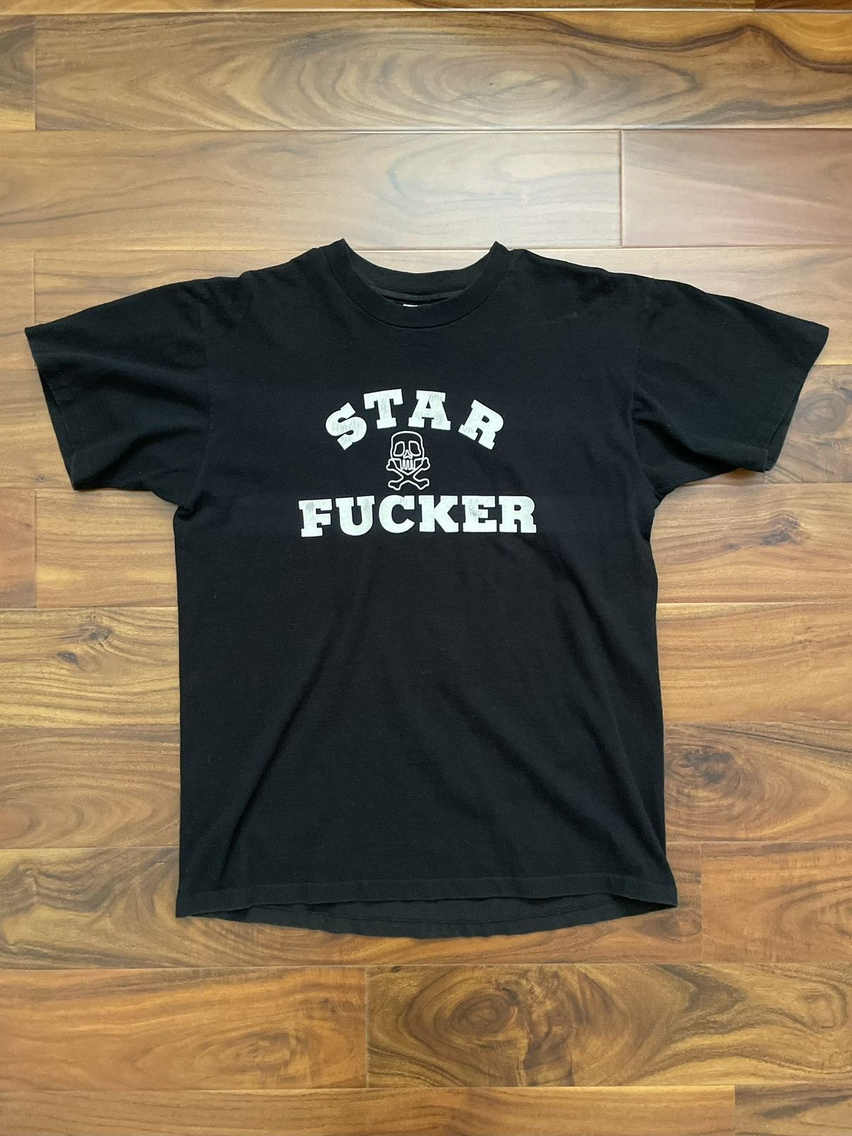 Vintage Vintage Black Star Fucker Tee Size US L / EU 52-54 / 3 - 1 Thumbnail