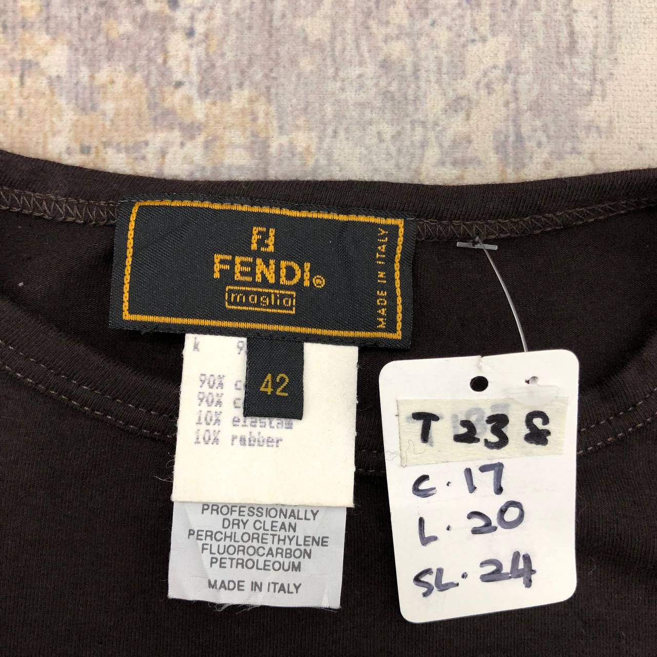 Fendi T238 FENDI MAGLIA CROPPED SWEATSHIRTS Size M / US 6-8 / IT 42-44 - 5 Thumbnail