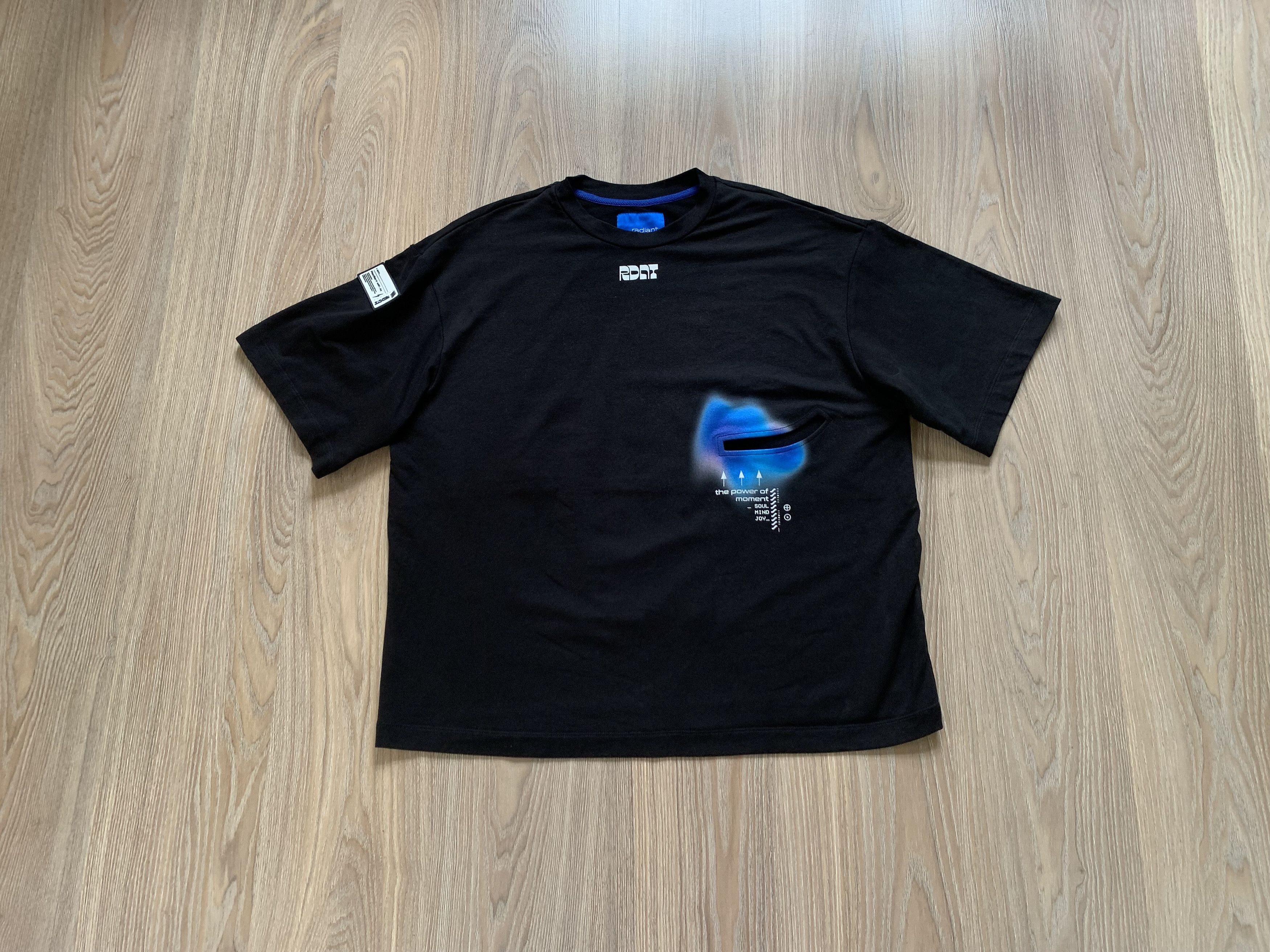 Other Radiant Oversized Black Cotton Printed T Shirt Size US XL / EU 56 / 4 - 1 Thumbnail