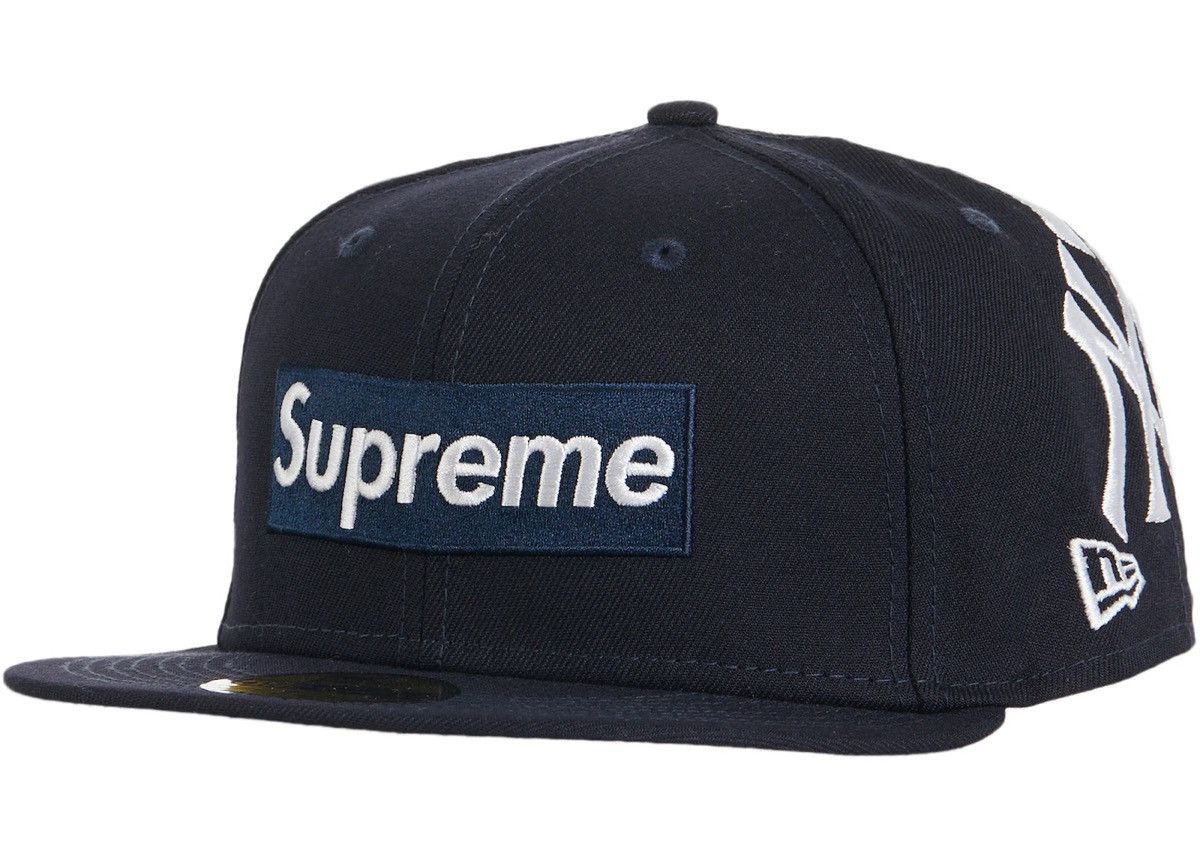 Supreme Supreme New York Yankees Box Logo New Era Navy 7 5/8 FW21 