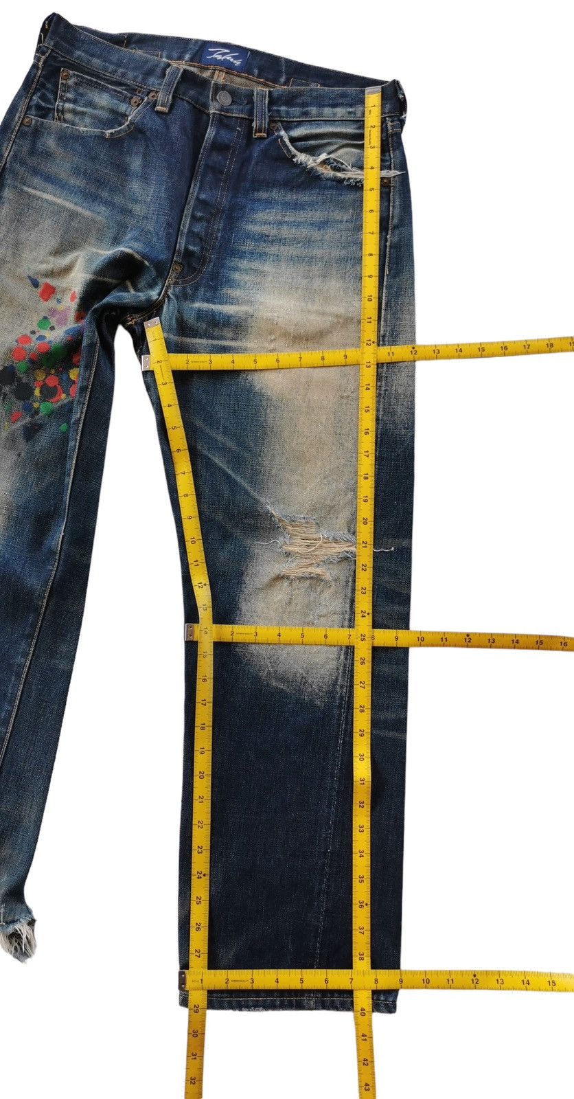 Futura × Levi's Vintage Clothing × Vintage Levis Vintage Clothing X Futura Selvedge Denim Jeans Size US 32 / EU 48 - 18 Thumbnail