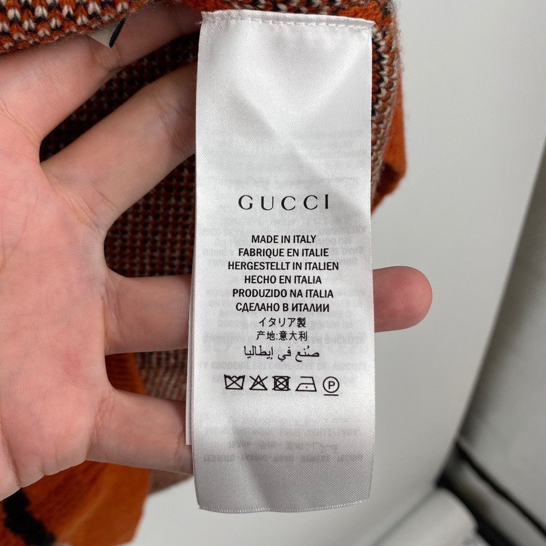 Gucci Gucci tiger head back letter knitted sweater Nextarrow-2412 Size US M / EU 48-50 / 2 - 4 Thumbnail