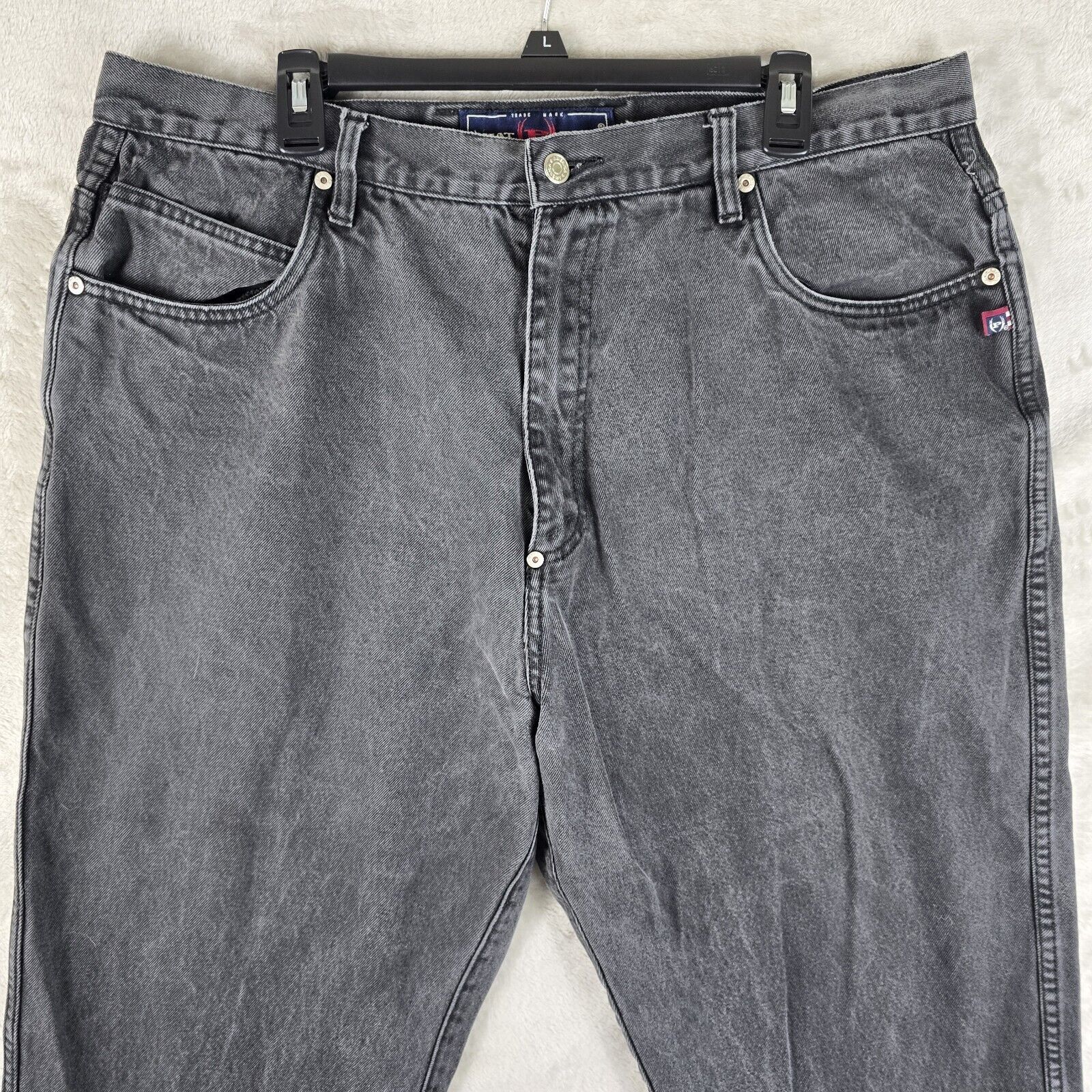 Phat Farm Vintage Phat Farm Black Jeans Mens 40x28 Baggy Skater Y2K Size US 40 / EU 56 - 6 Thumbnail