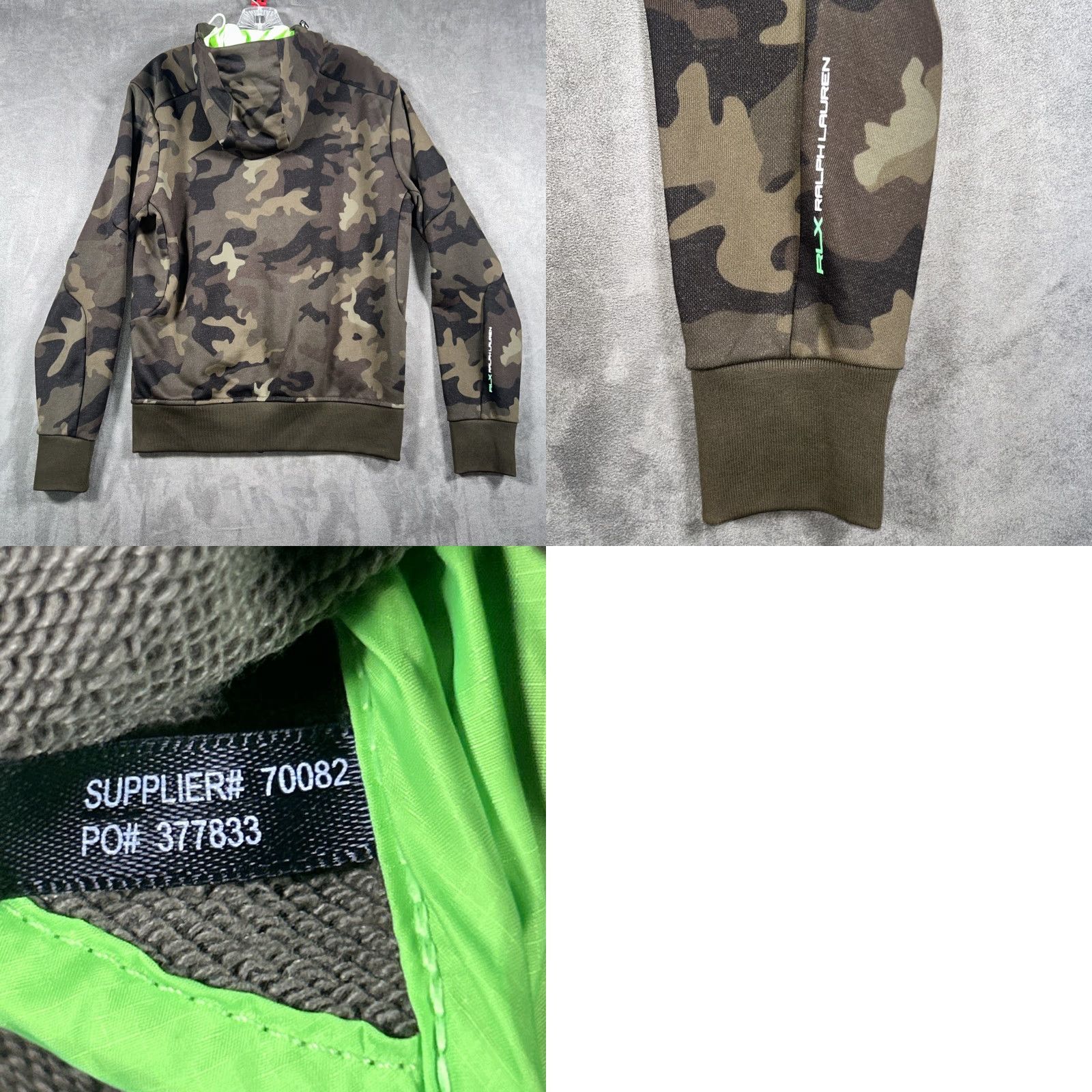 Ralph Lauren Ralph Lauren RLX Camouflage Full Zip Jacket Mens M Hooded Performance Pockets Size US M / EU 48-50 / 2 - 8 Thumbnail